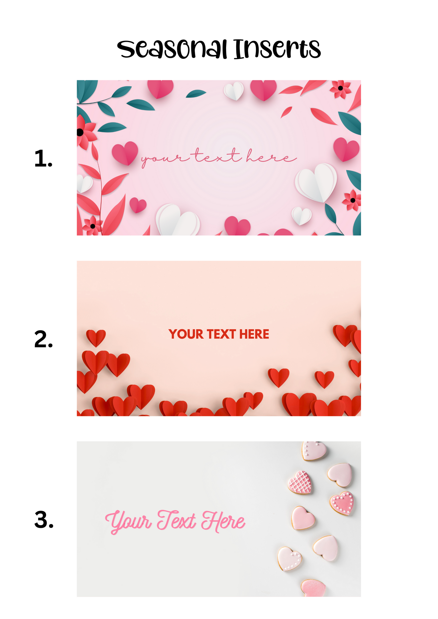 A6 Insert for Binder/ Front Page for Budget Wallets/ Seasonal Collection