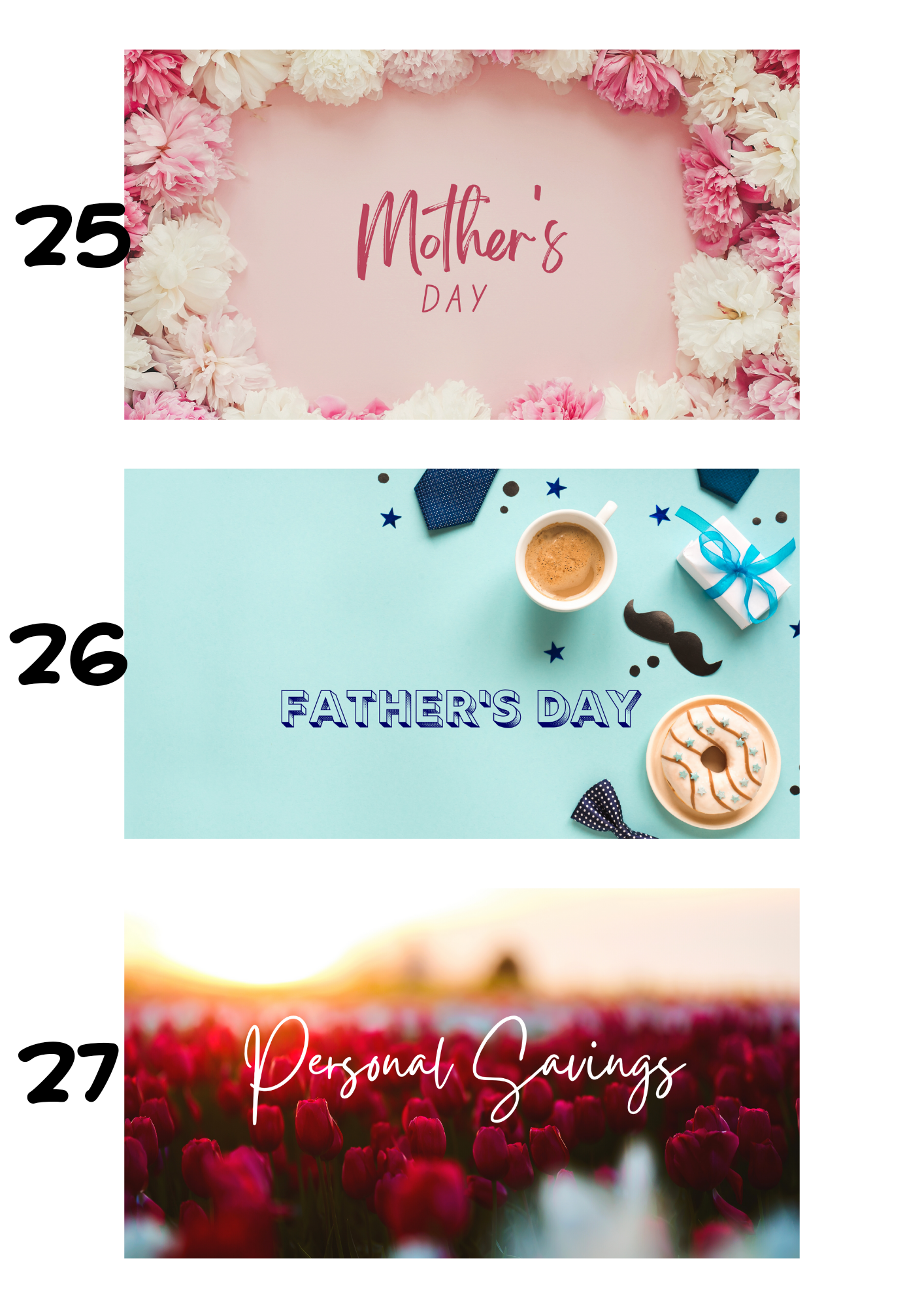 A6 Insert for Binder/ Front Page for Budget Wallets