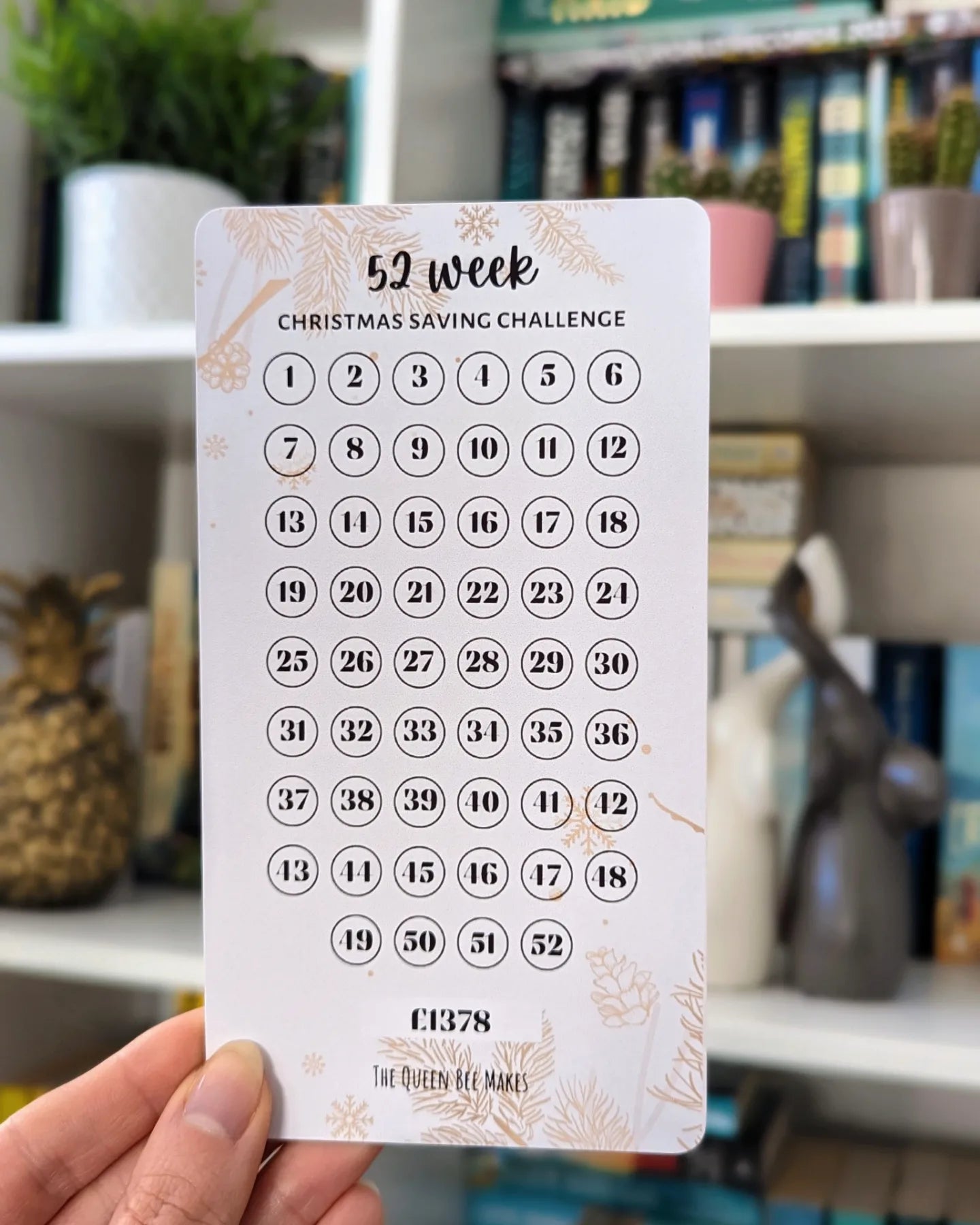 52 Week Christmas Saving Challenge / Cash Stuffing Tracker