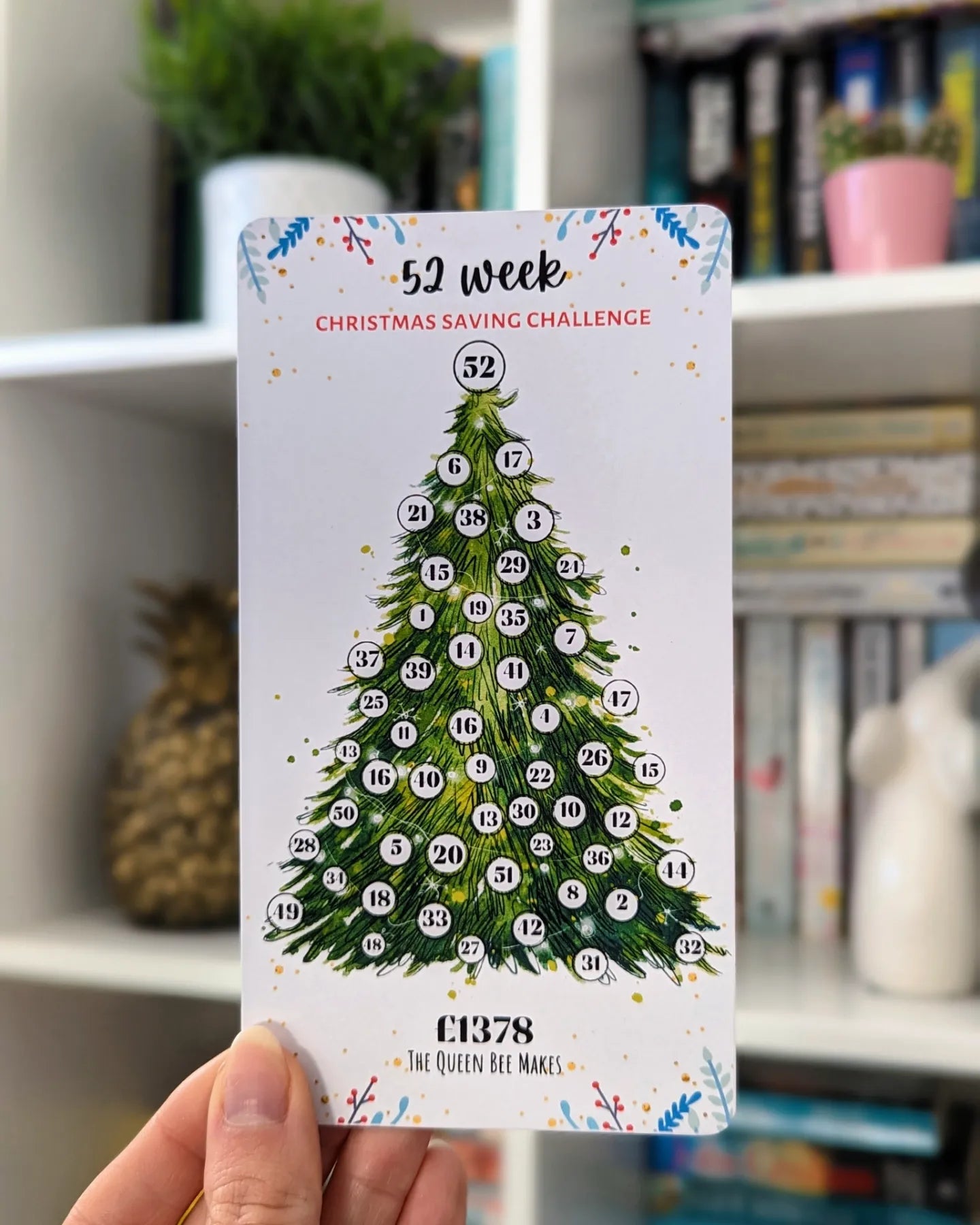 52 Week Christmas Saving Challenge / Cash Stuffing Tracker