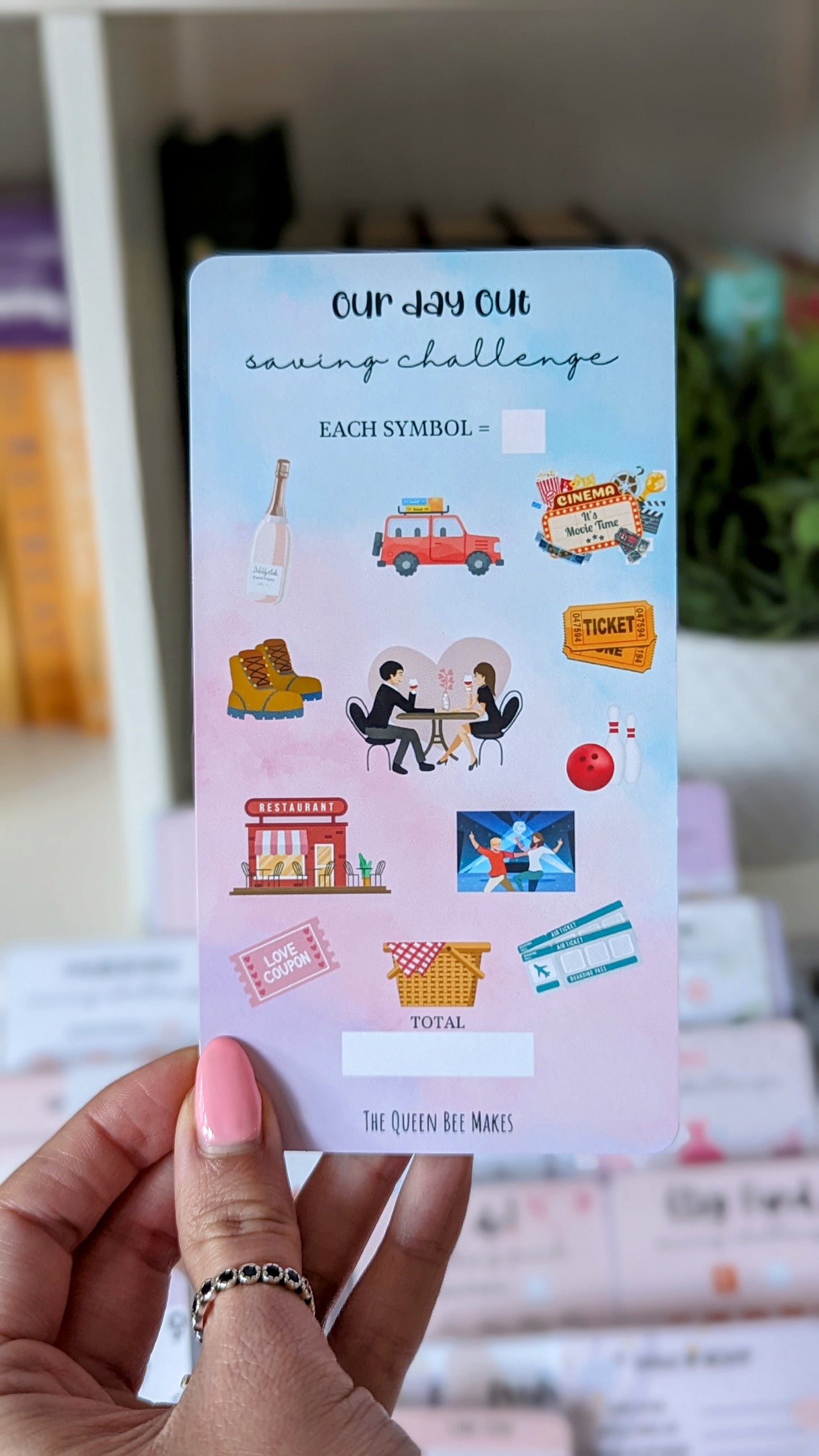 Our Day Out Couples Saving Challenge/ Money Saving Tracker