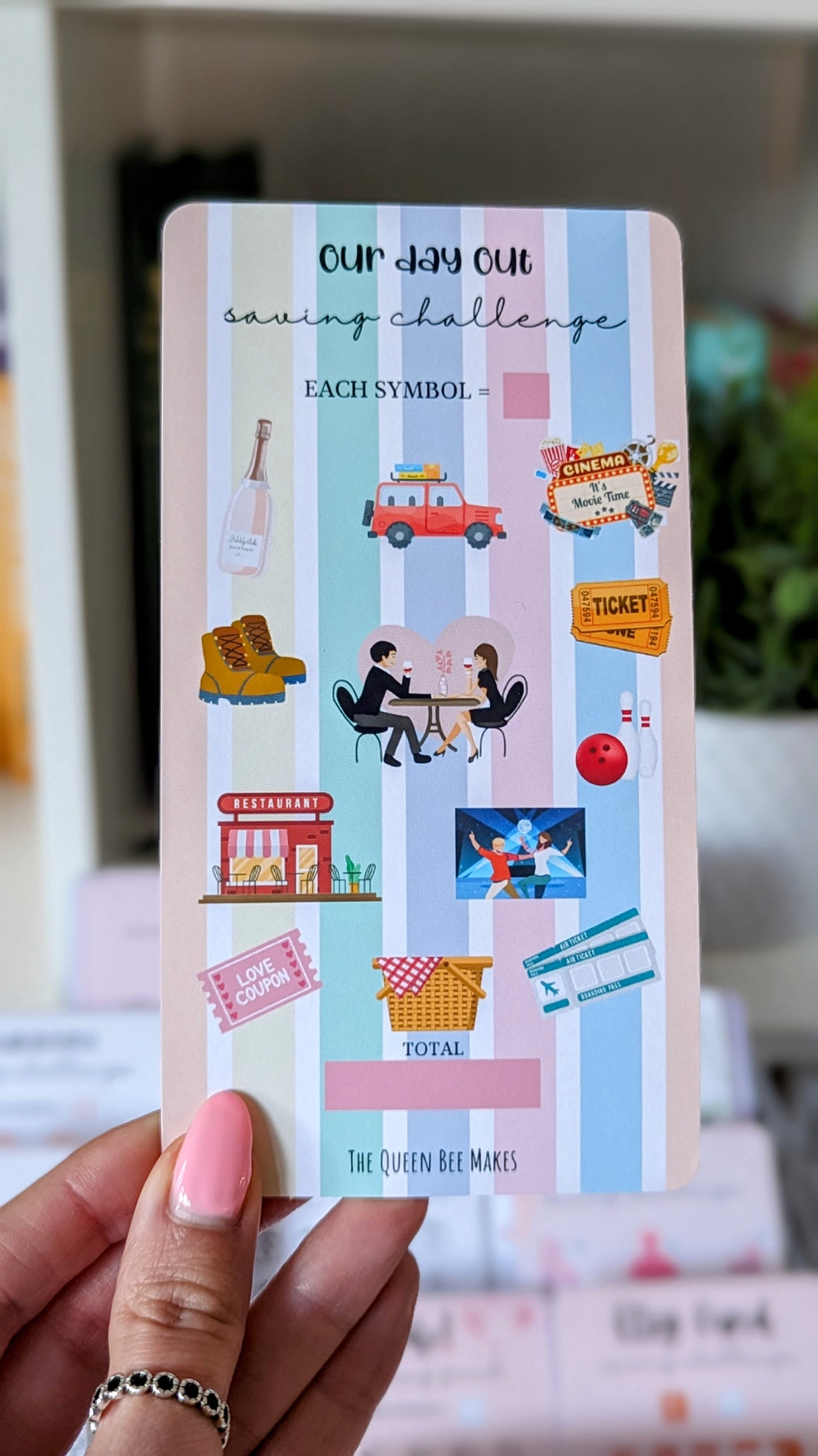 Our Day Out Couples Saving Challenge/ Money Saving Tracker