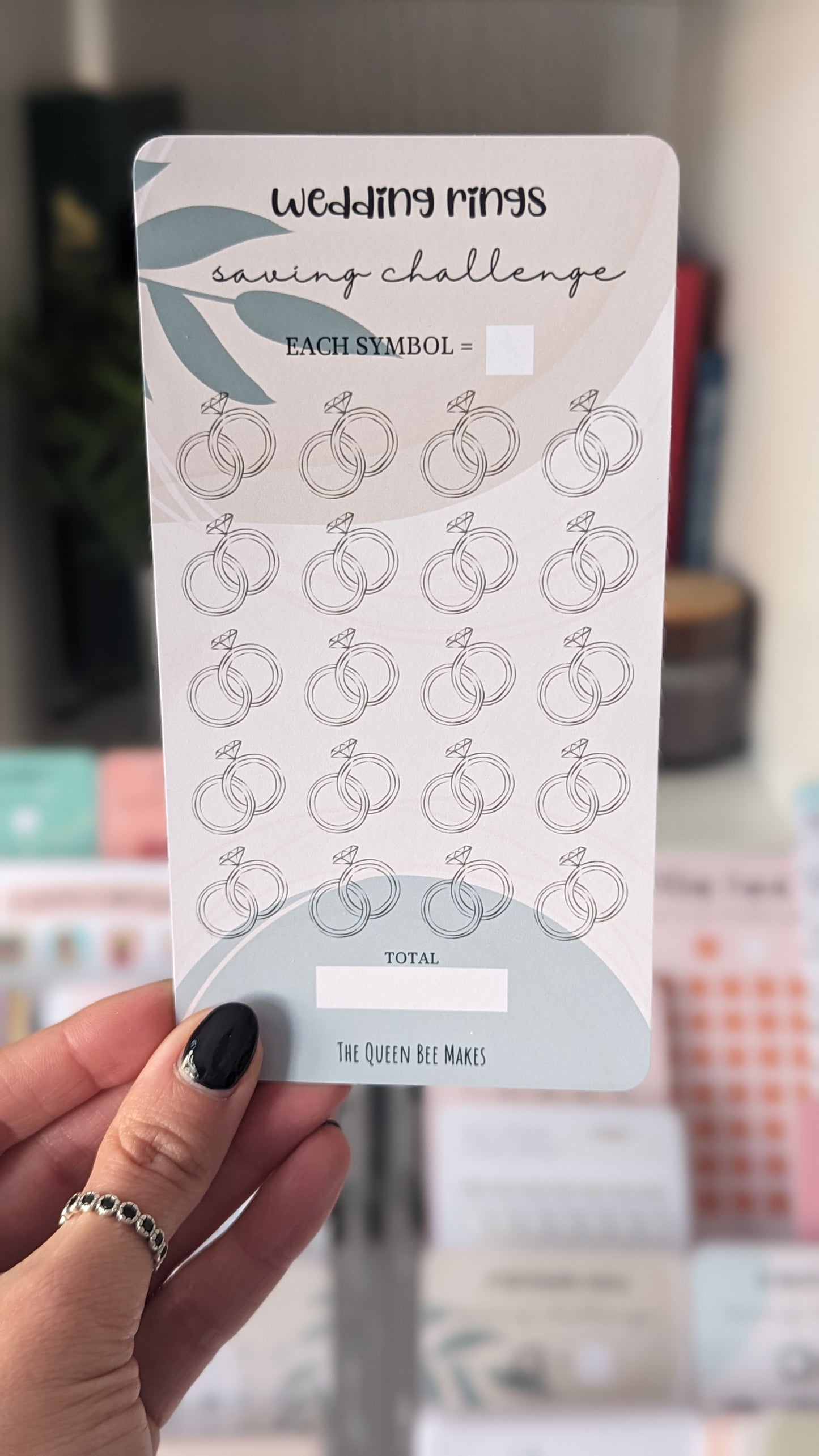 Wedding Rings Saving Challenge