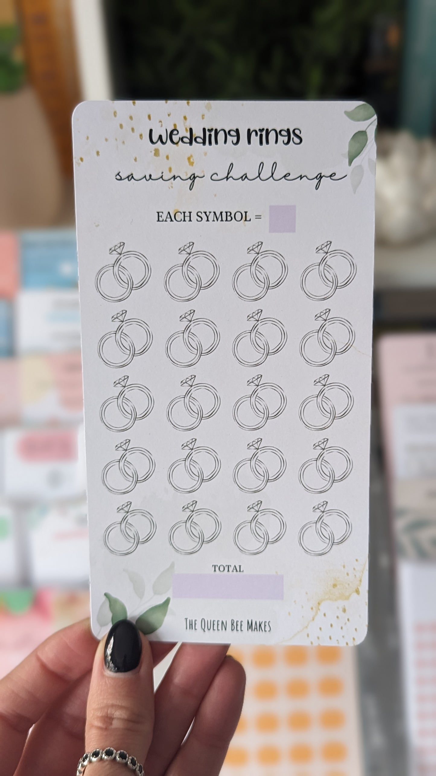 Wedding Rings Saving Challenge