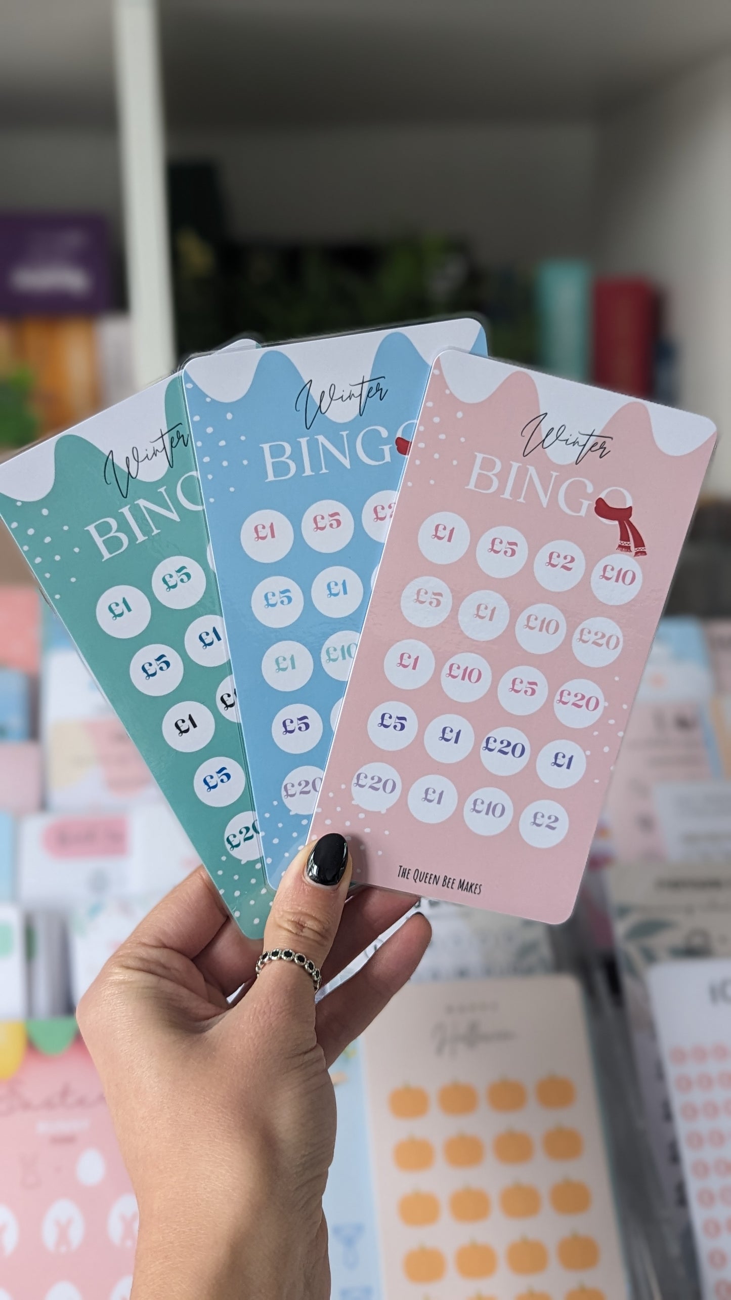 Winter Bingo Saving Challenge