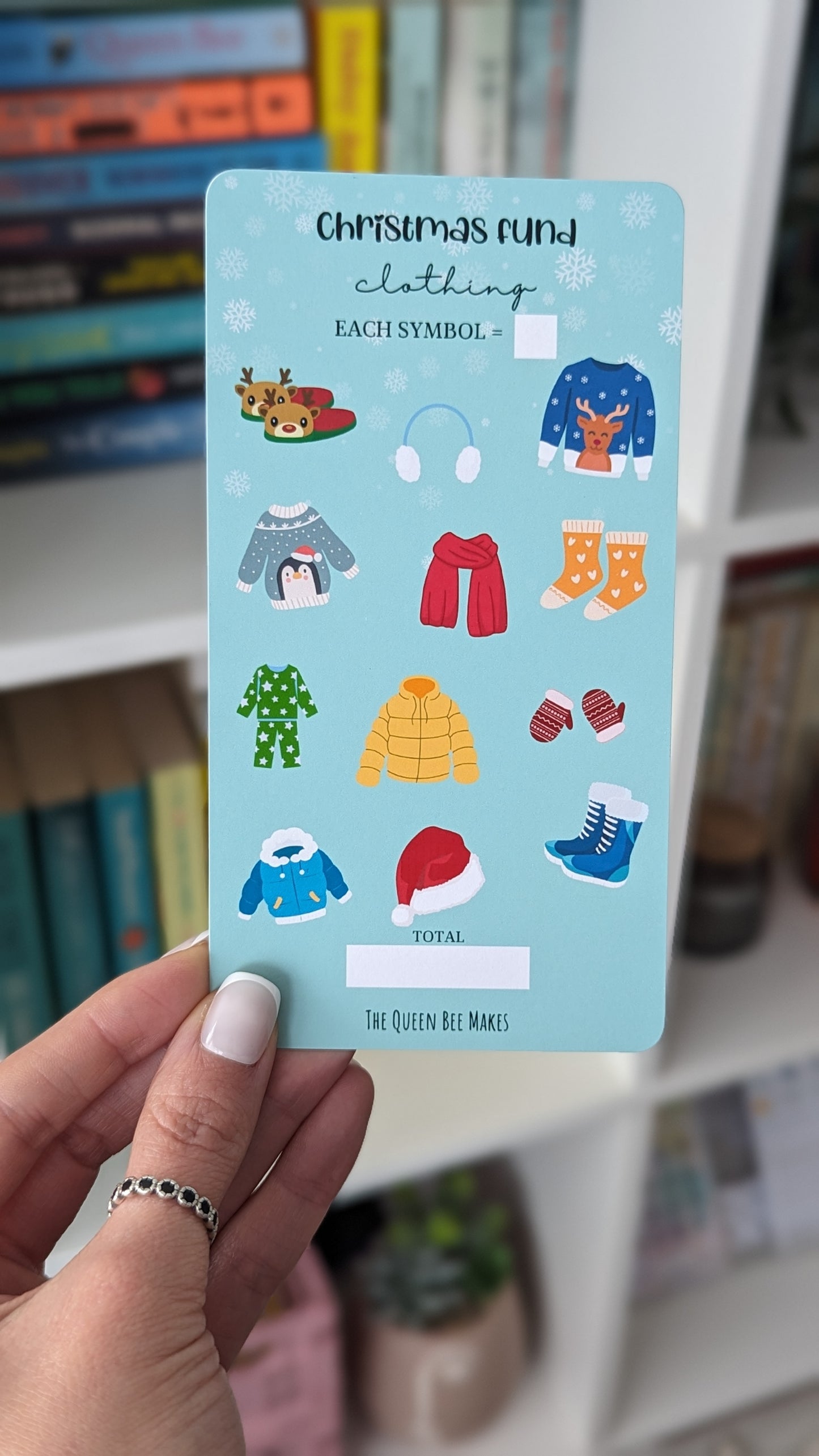 Christmas Fund - Clothing / Money Saving Tracker