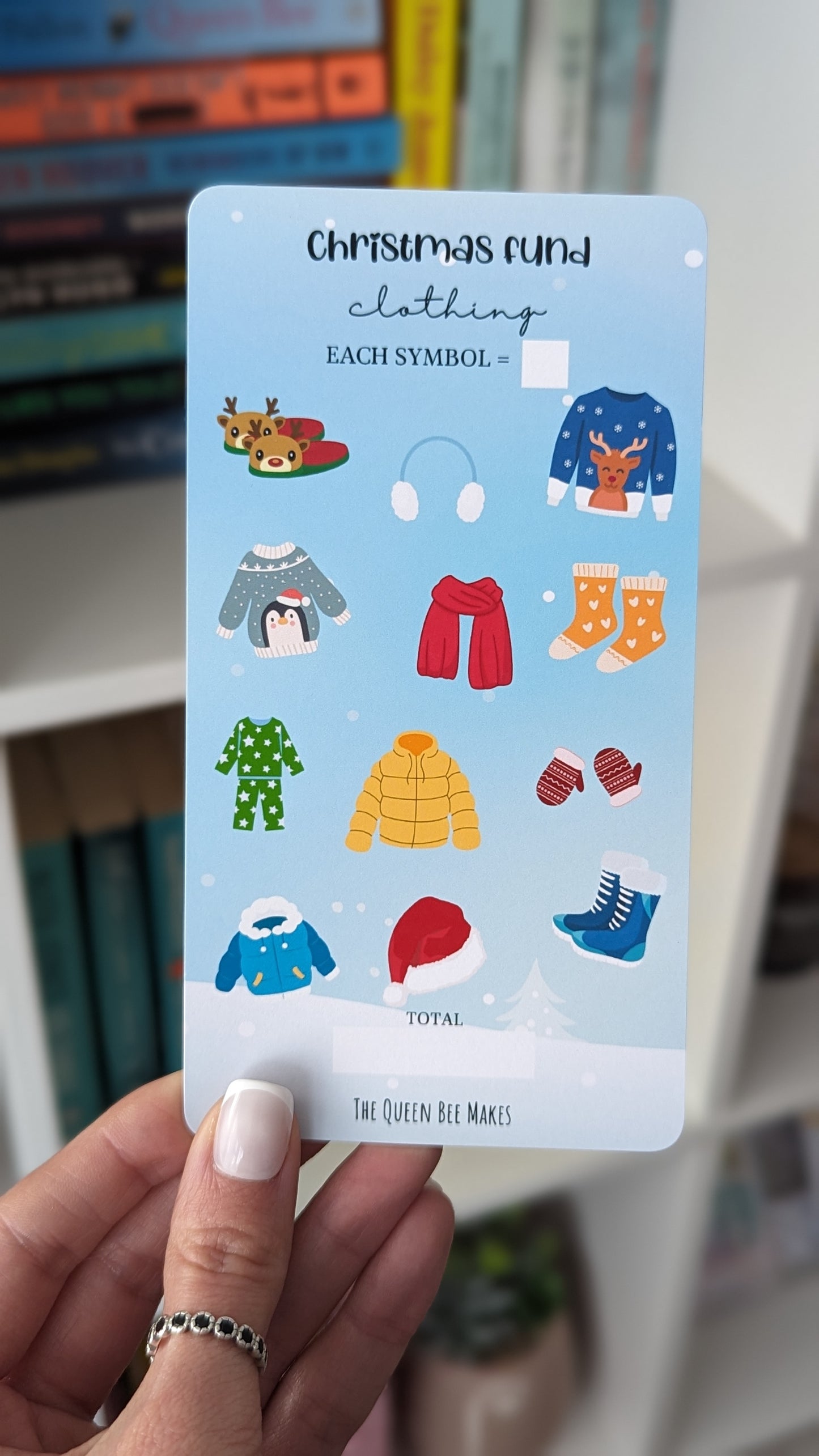 Christmas Fund - Clothing / Money Saving Tracker