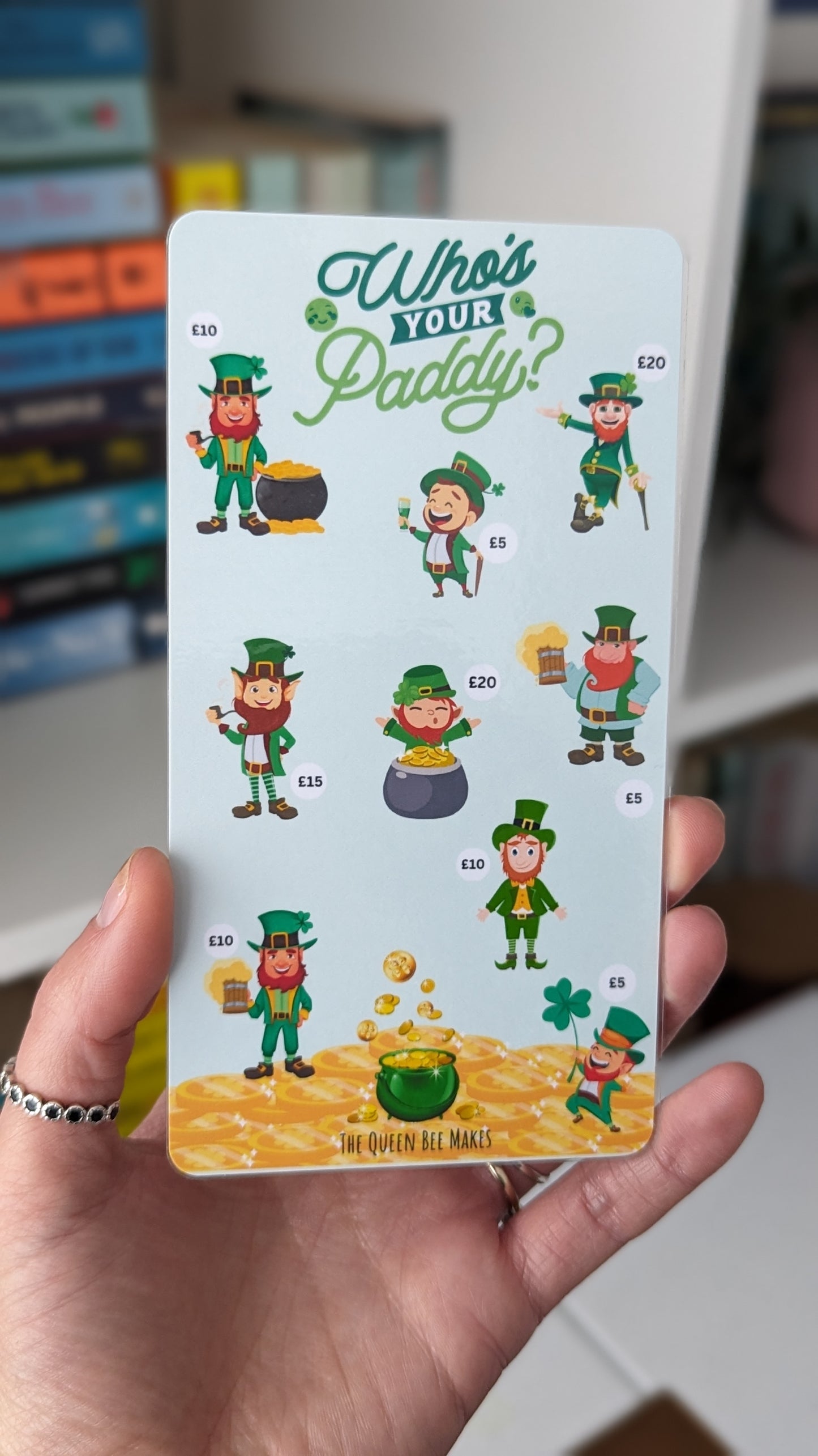 Who's Your Paddy Money Saving Tracker / St Patrick's Day Challenge