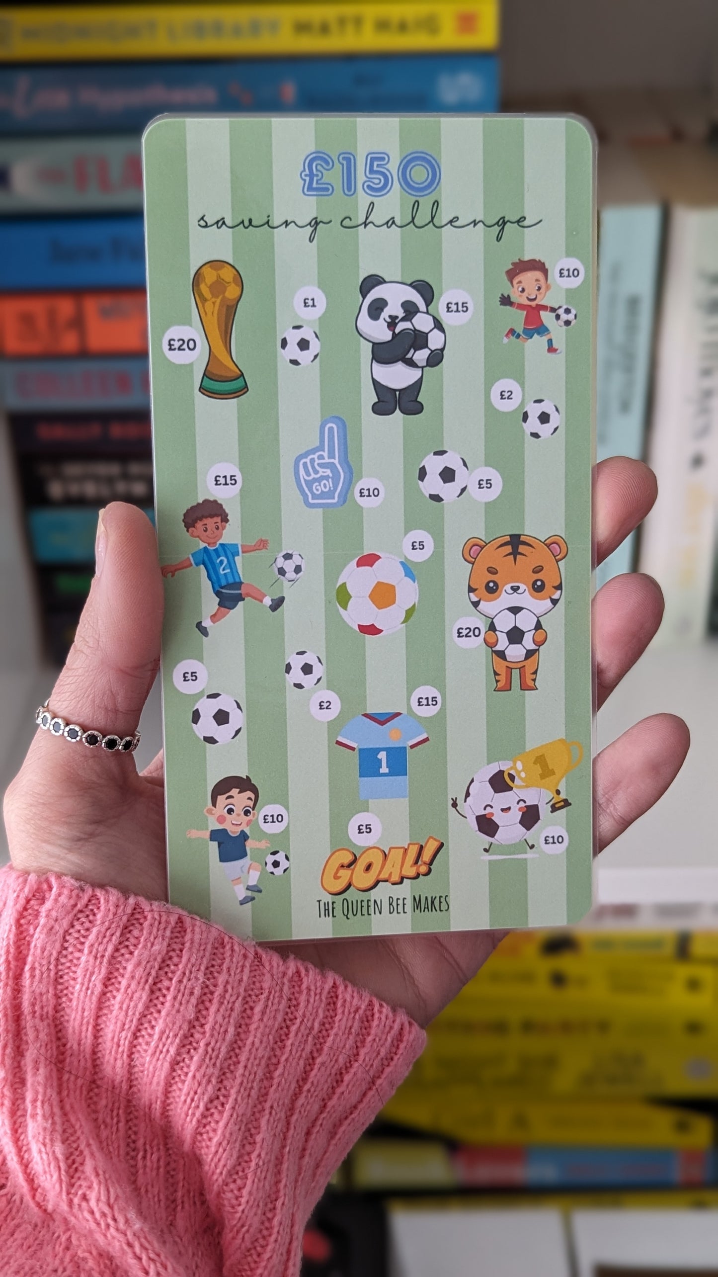 150 Pounds Football Money Saving Challenge