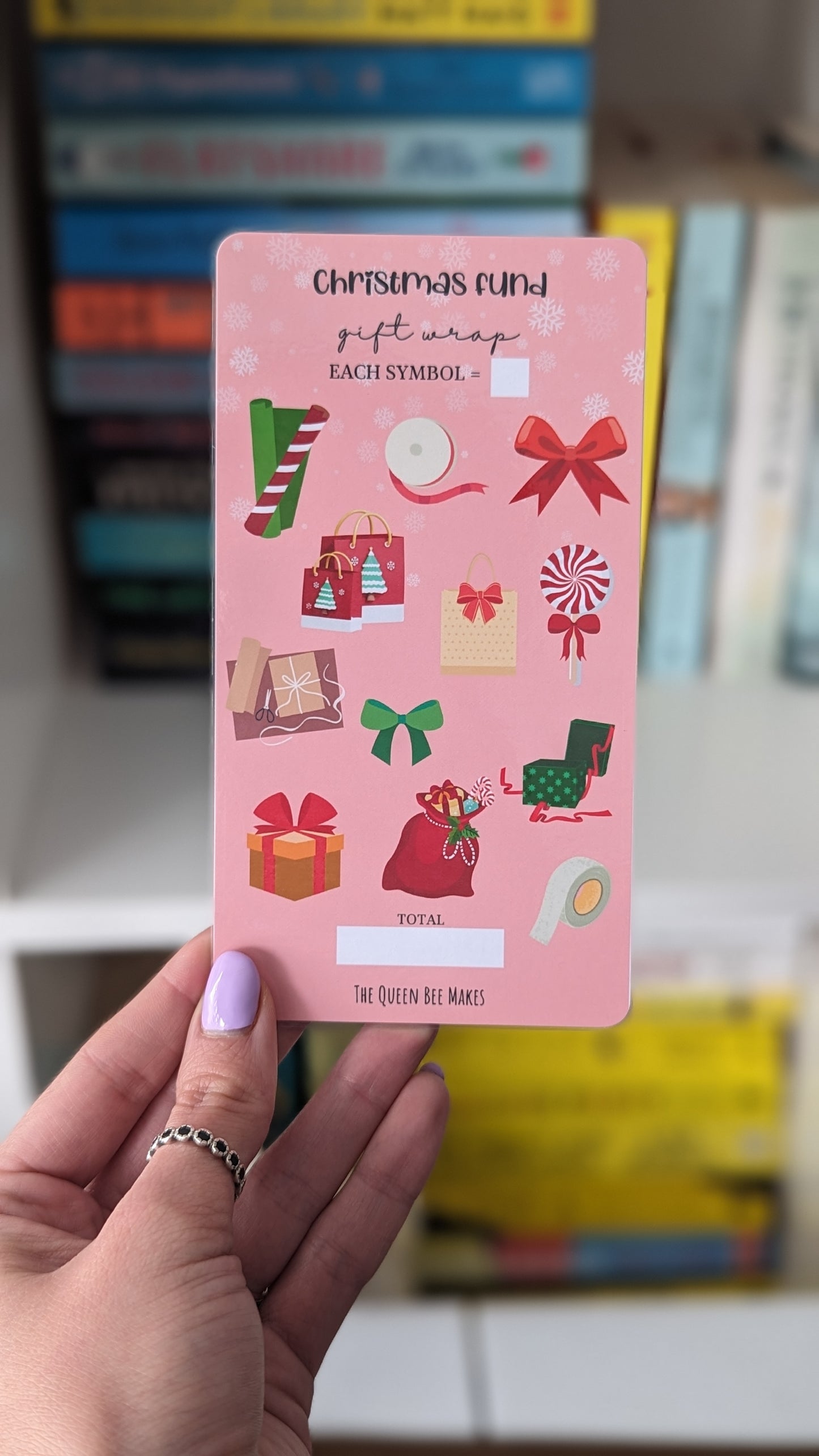 Christmas Fund - Gift Wrap / Money Saving Tracker