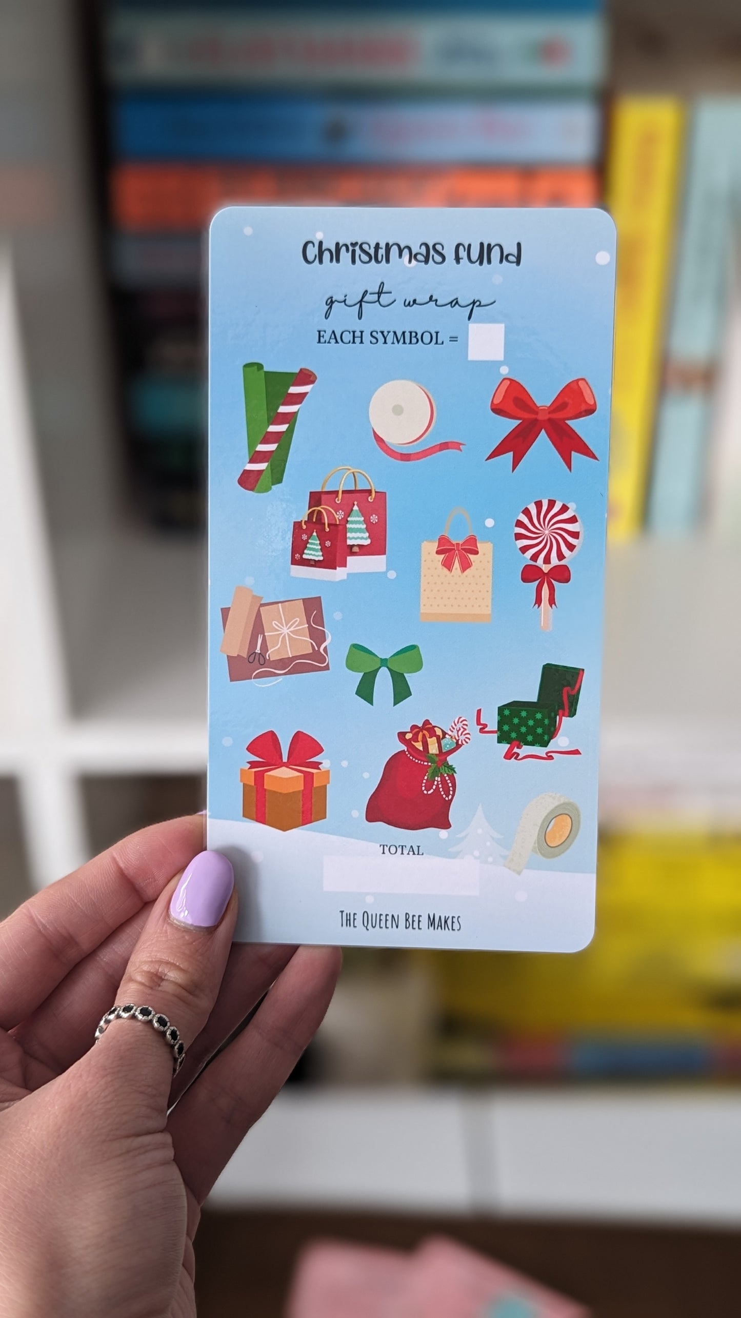 Christmas Fund - Gift Wrap / Money Saving Tracker