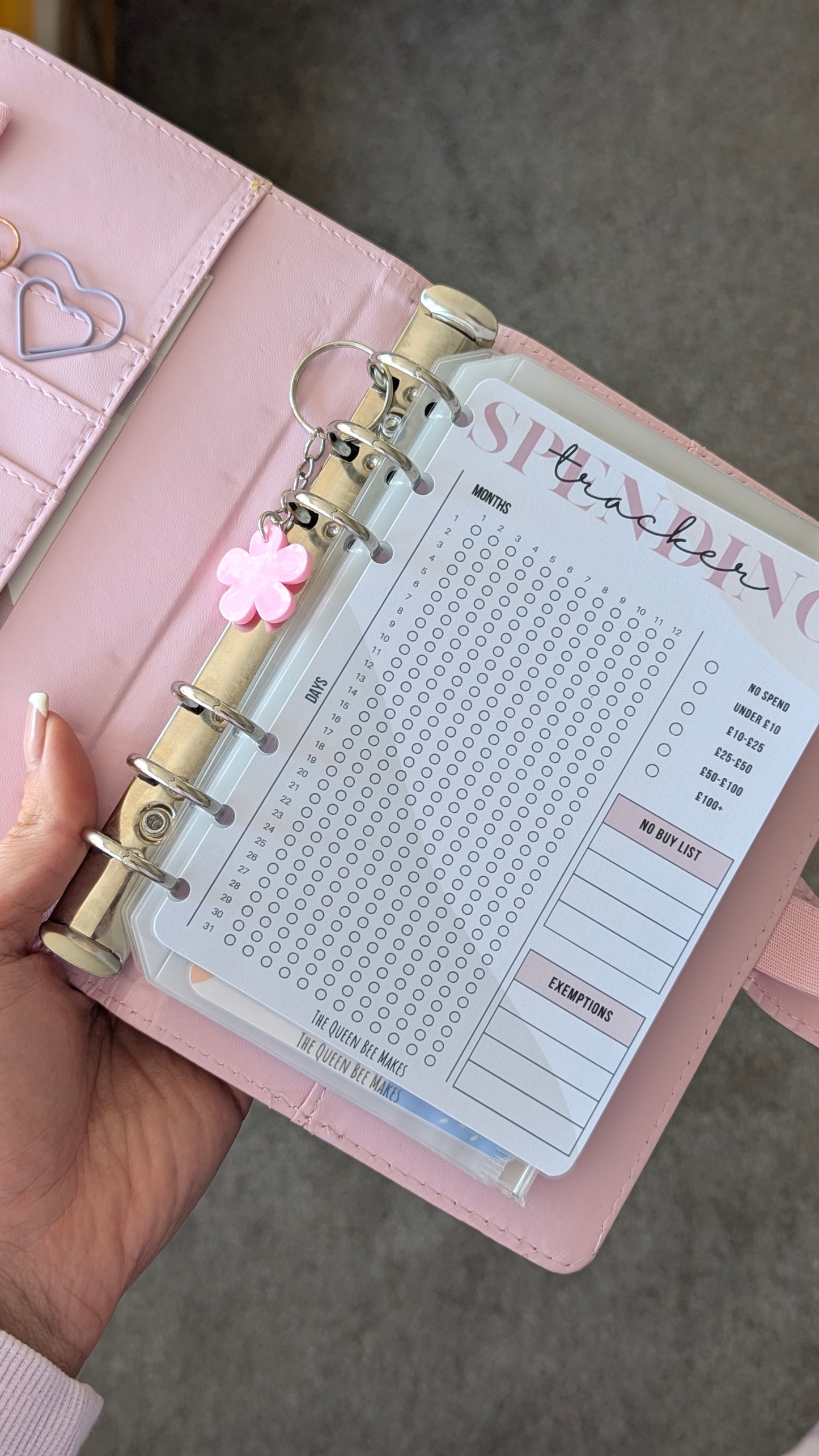 Spending Tracker A6 size