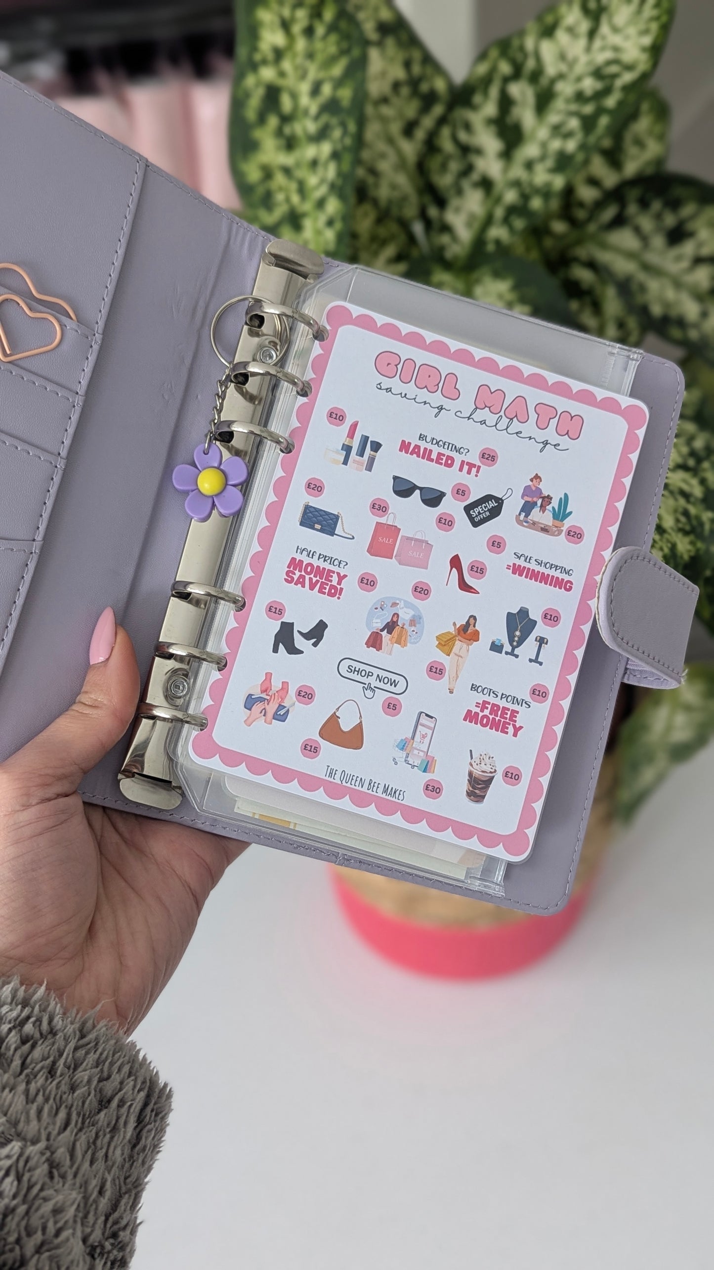 Girl Math Money Saving Tracker