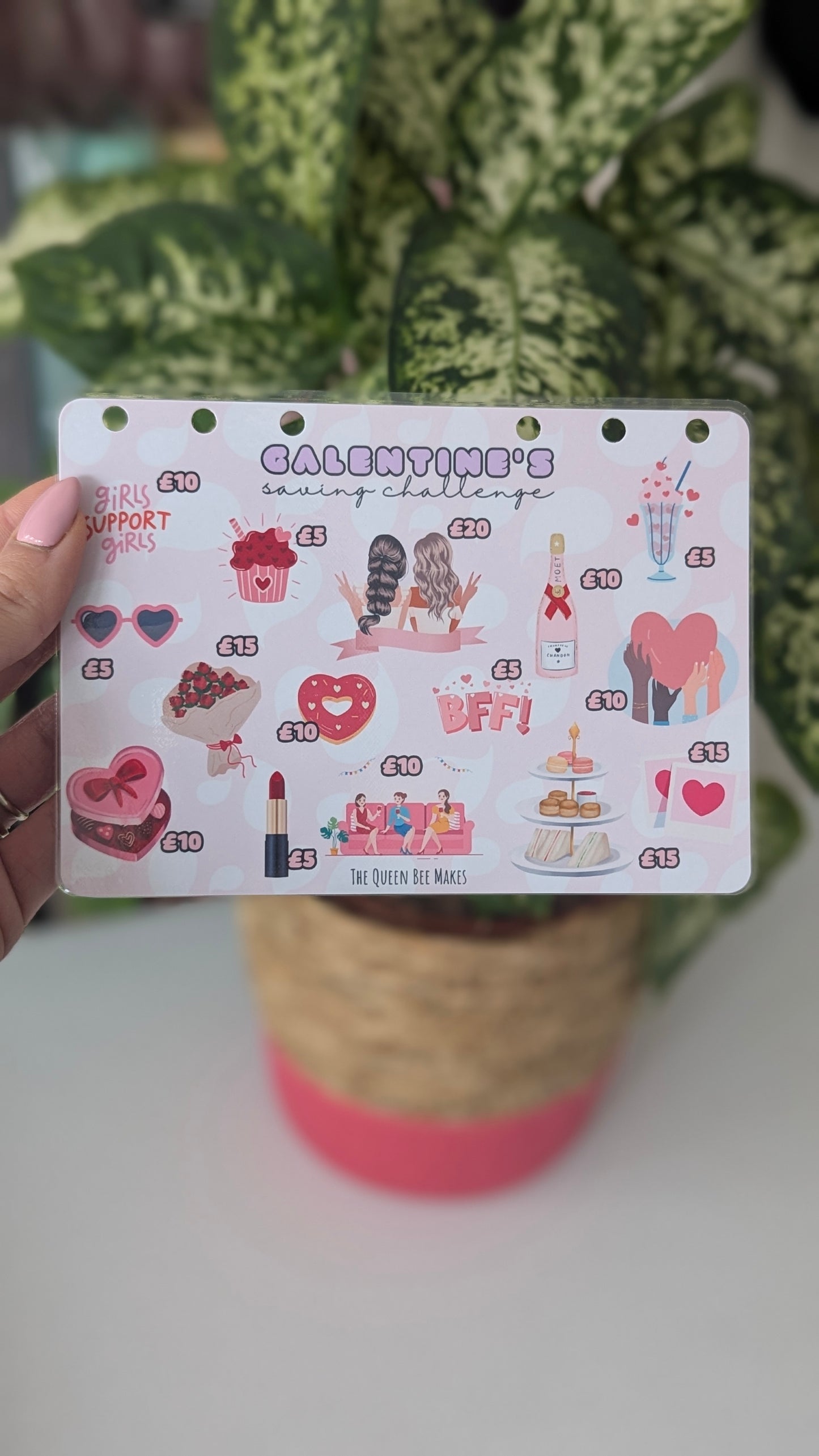 Galentine's Money Saving Tracker
