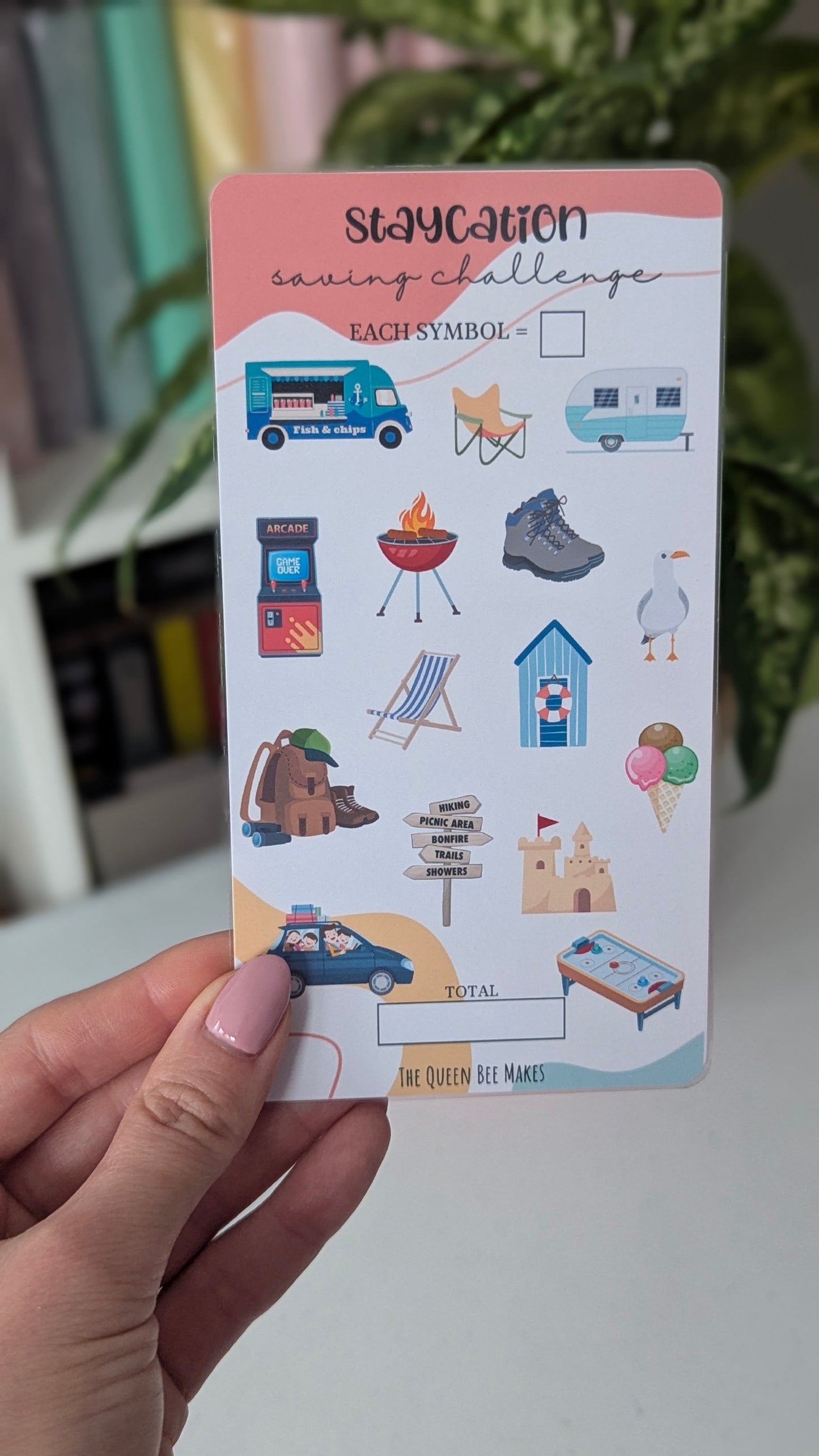 Staycation Money Savings Tracker
