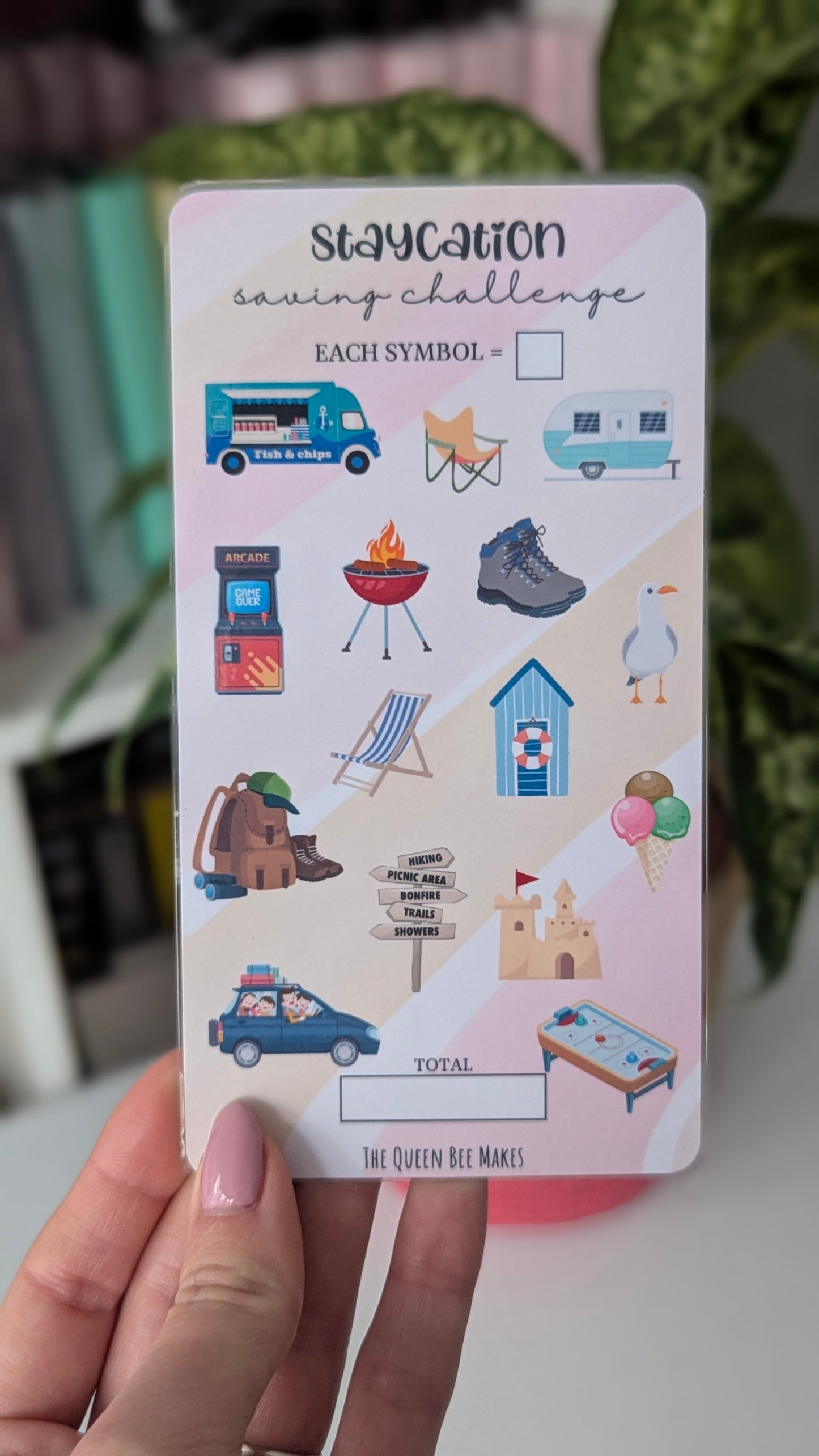 Staycation Money Savings Tracker
