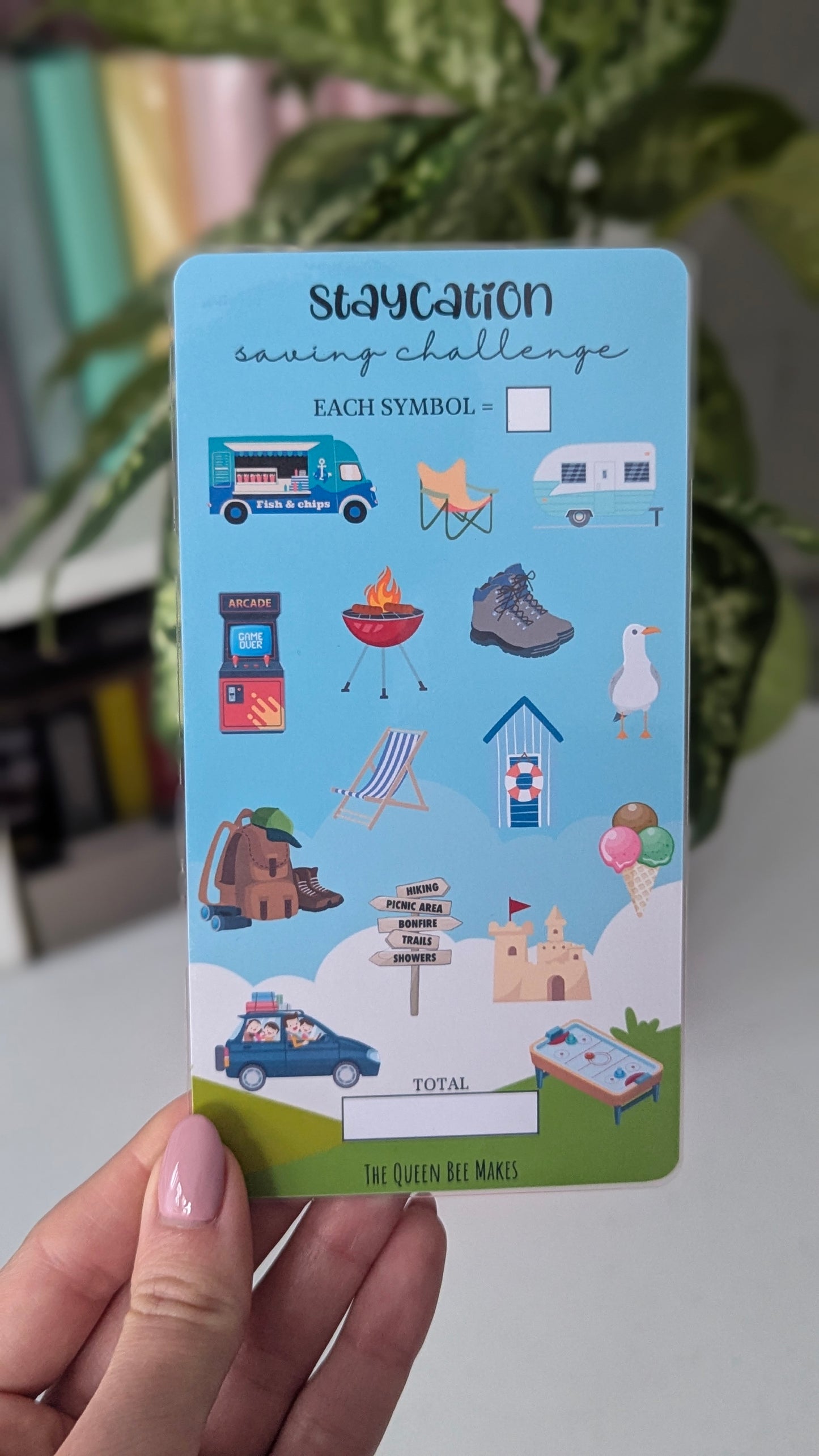 Staycation Money Savings Tracker