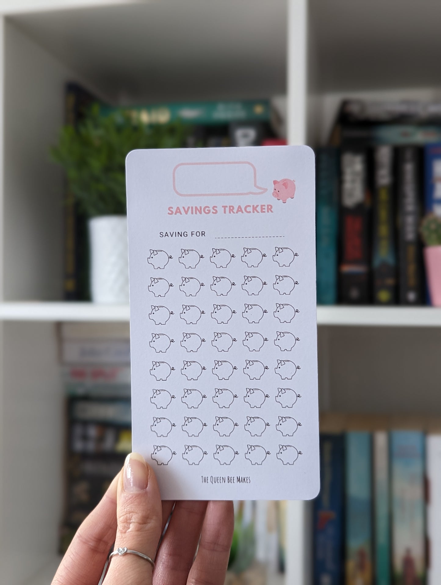Piggy Bank Savings Tracker / Saving Challenge For Kids