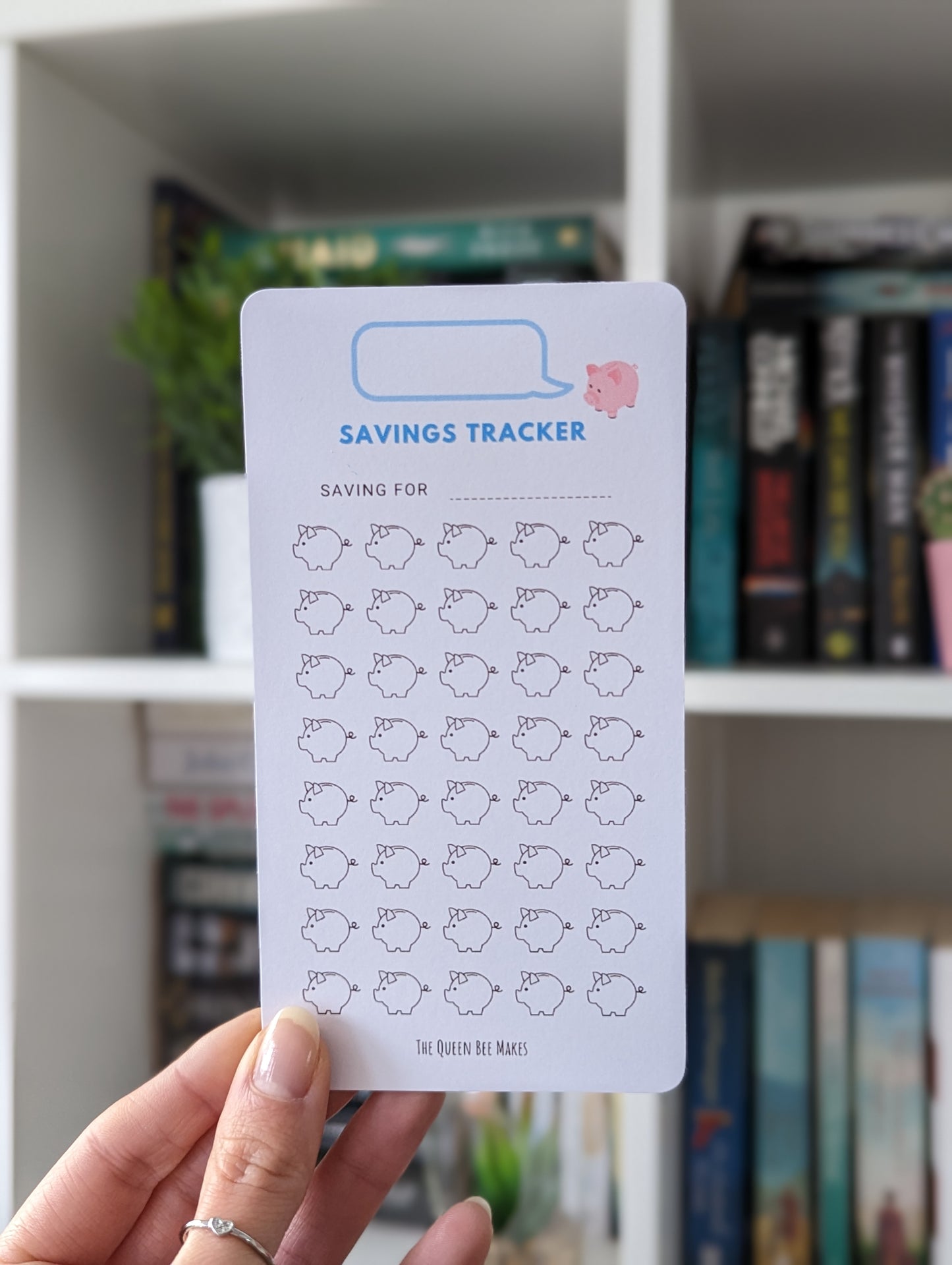 Piggy Bank Savings Tracker / Saving Challenge For Kids