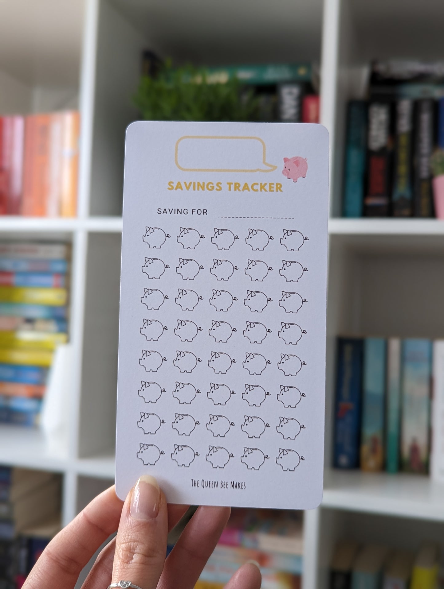 Piggy Bank Savings Tracker / Saving Challenge For Kids