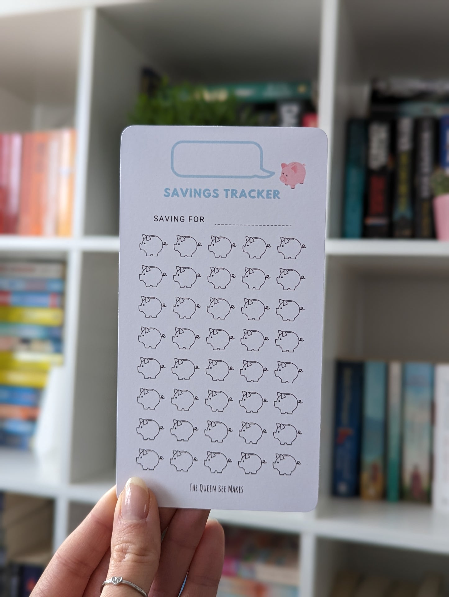 Piggy Bank Savings Tracker / Saving Challenge For Kids