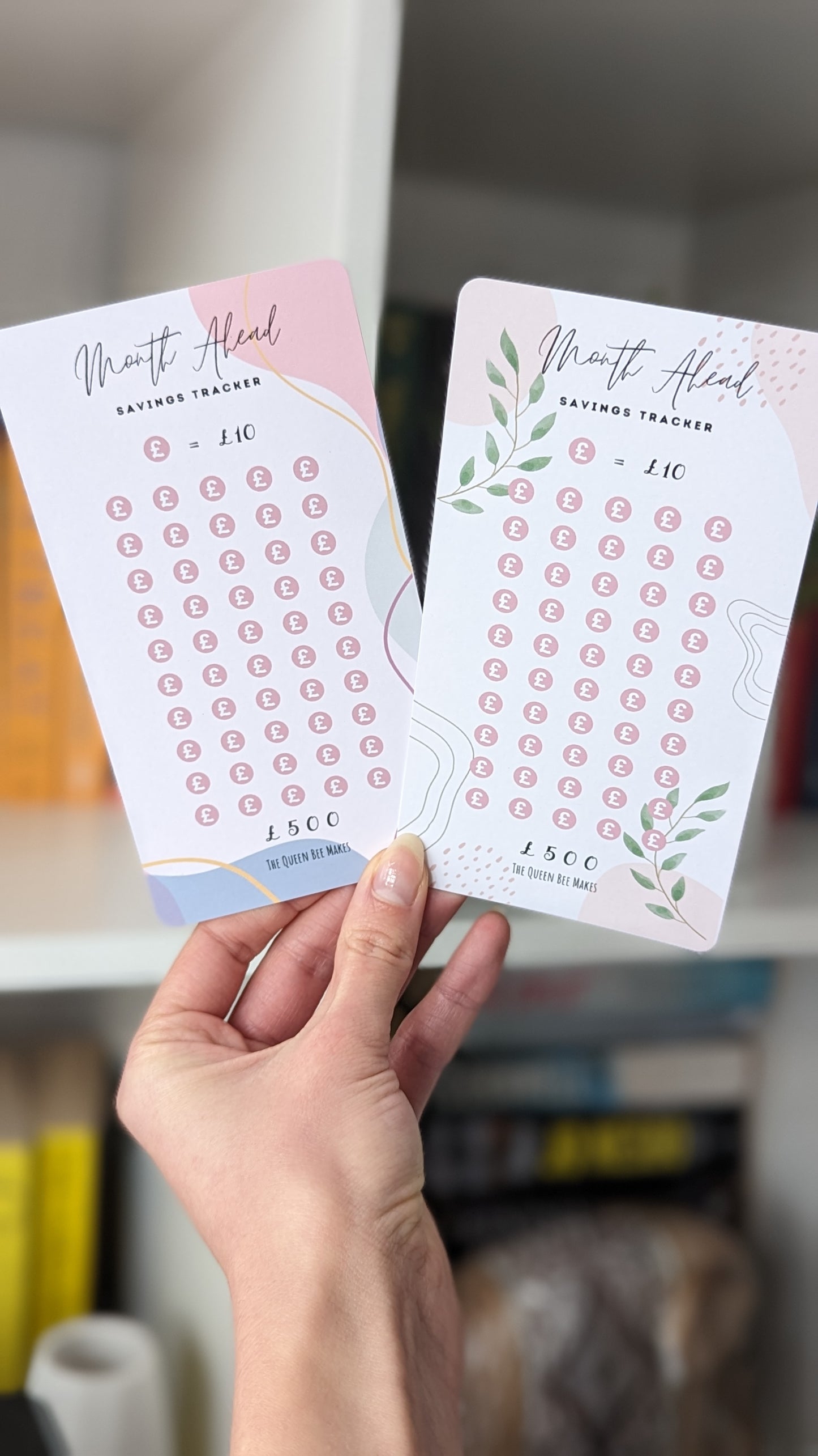 Month Ahead Money Saving Tracker / Save £500, £1000, £2000, £3000