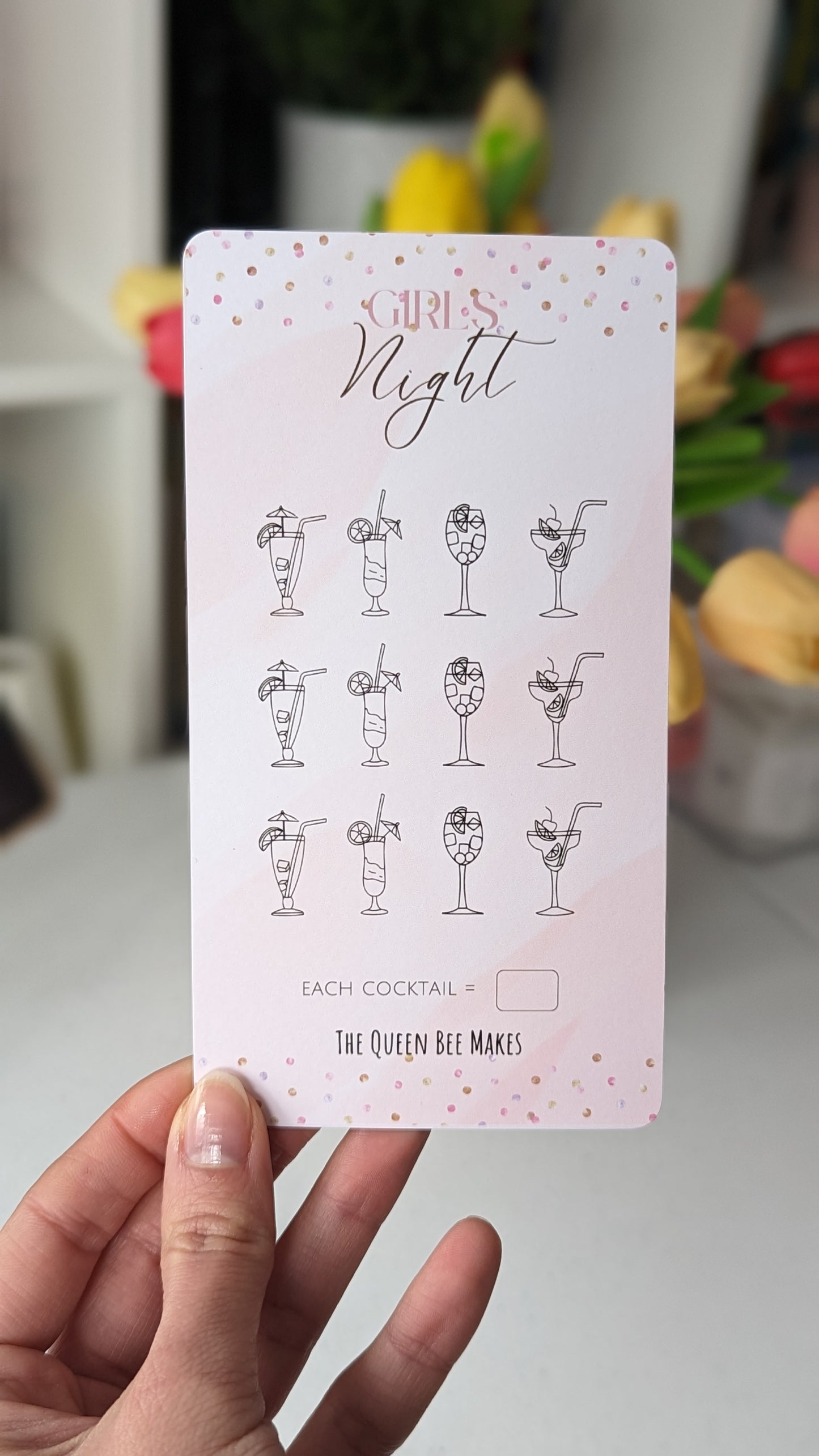 Party Fund / Cocktail Fund / Girls Night / Money Saving Tracker