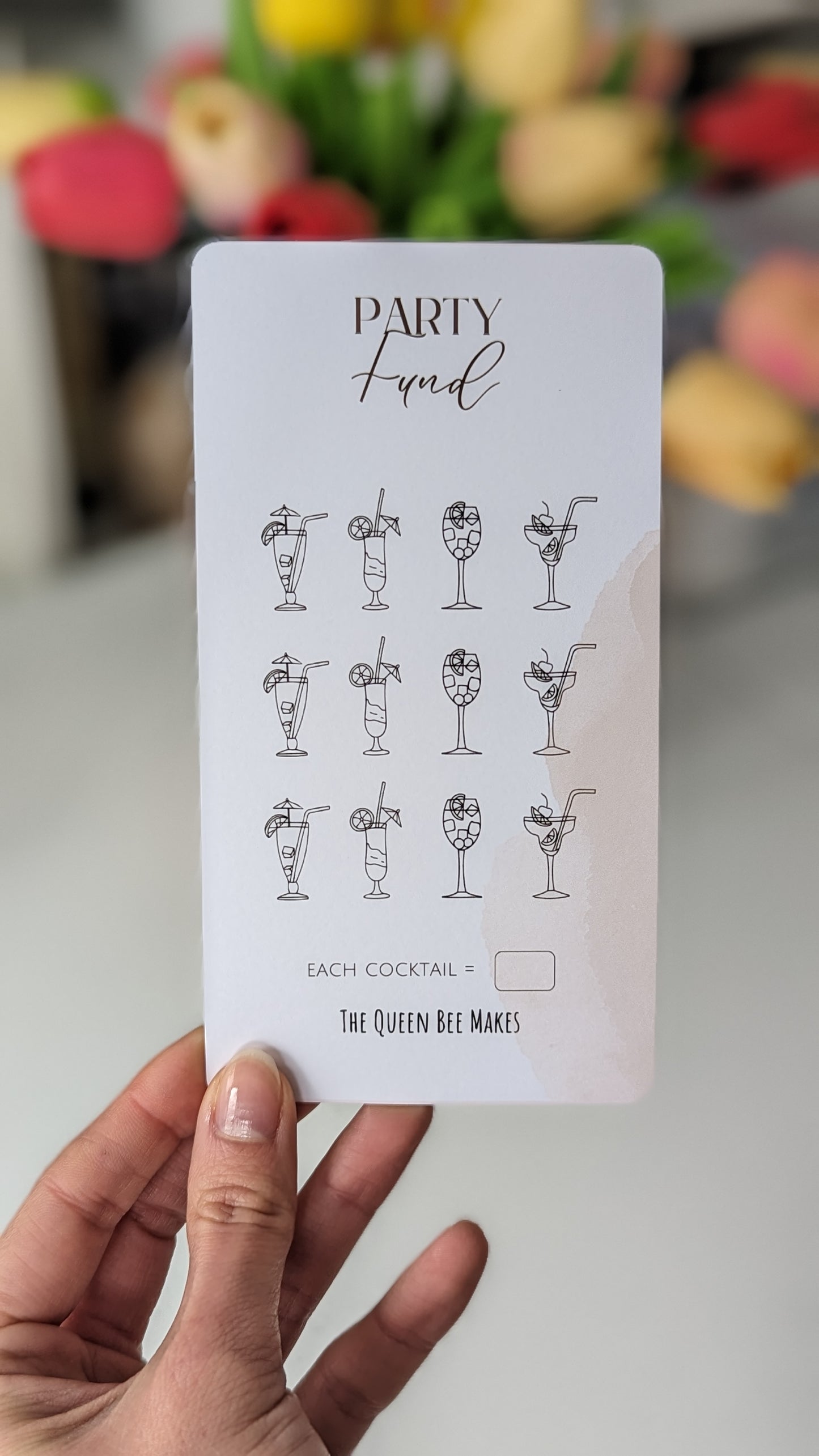 Party Fund / Cocktail Fund / Girls Night / Money Saving Tracker