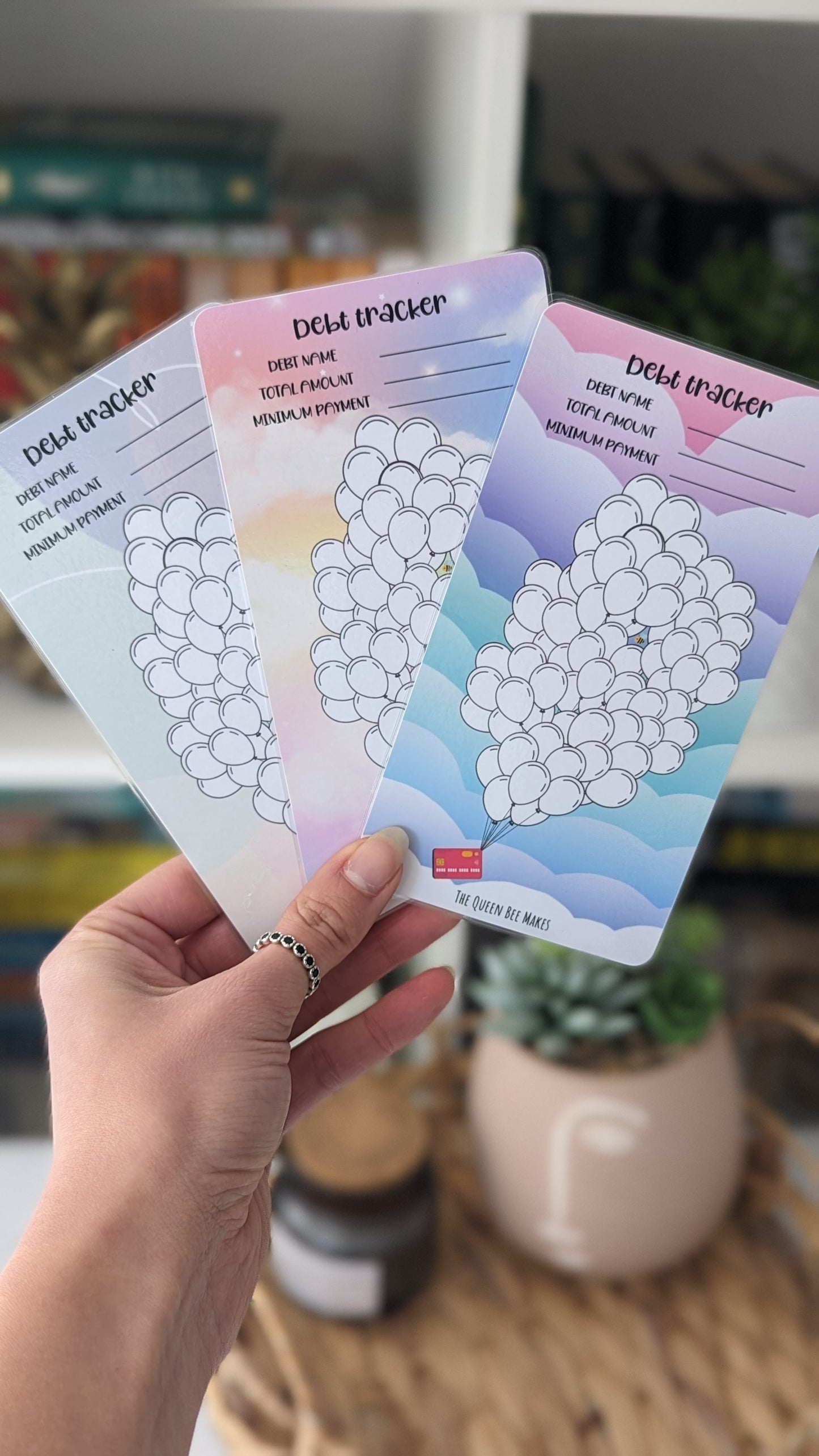 Debt Tracker / Debt payment challenge / Balloons Theme