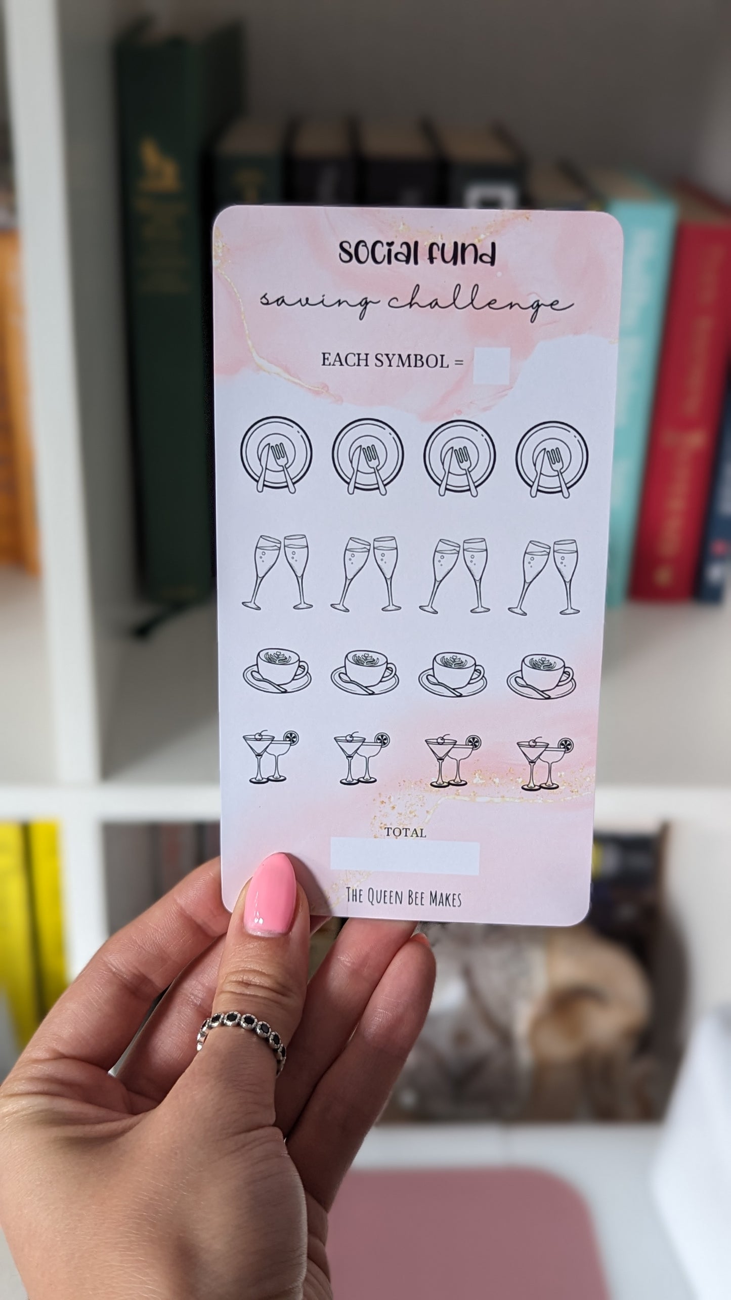 Social Fund Saving Challenge / Money Saving Tracker