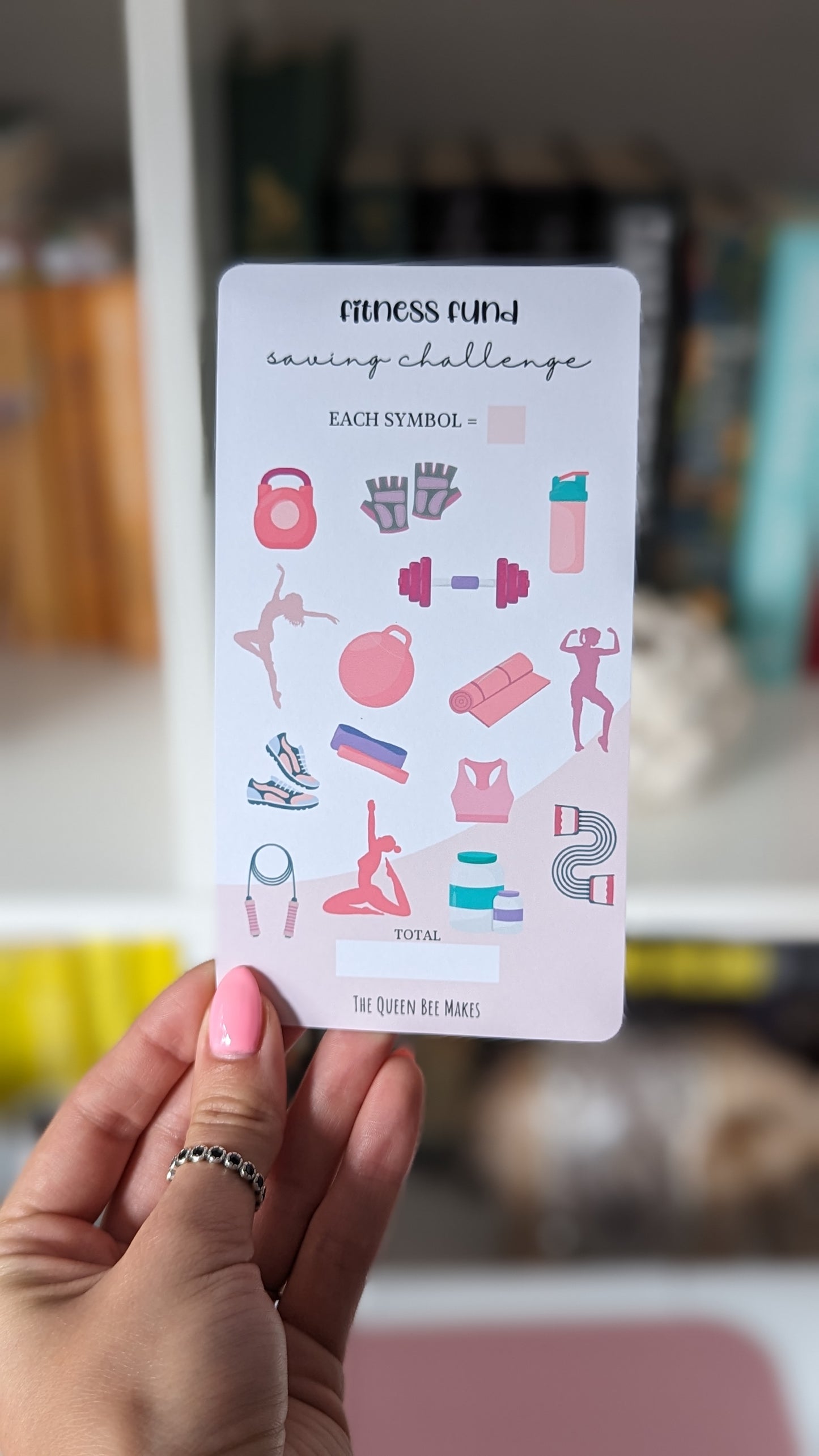 Fitness Fund Saving Challenge/ Money Saving Tracker