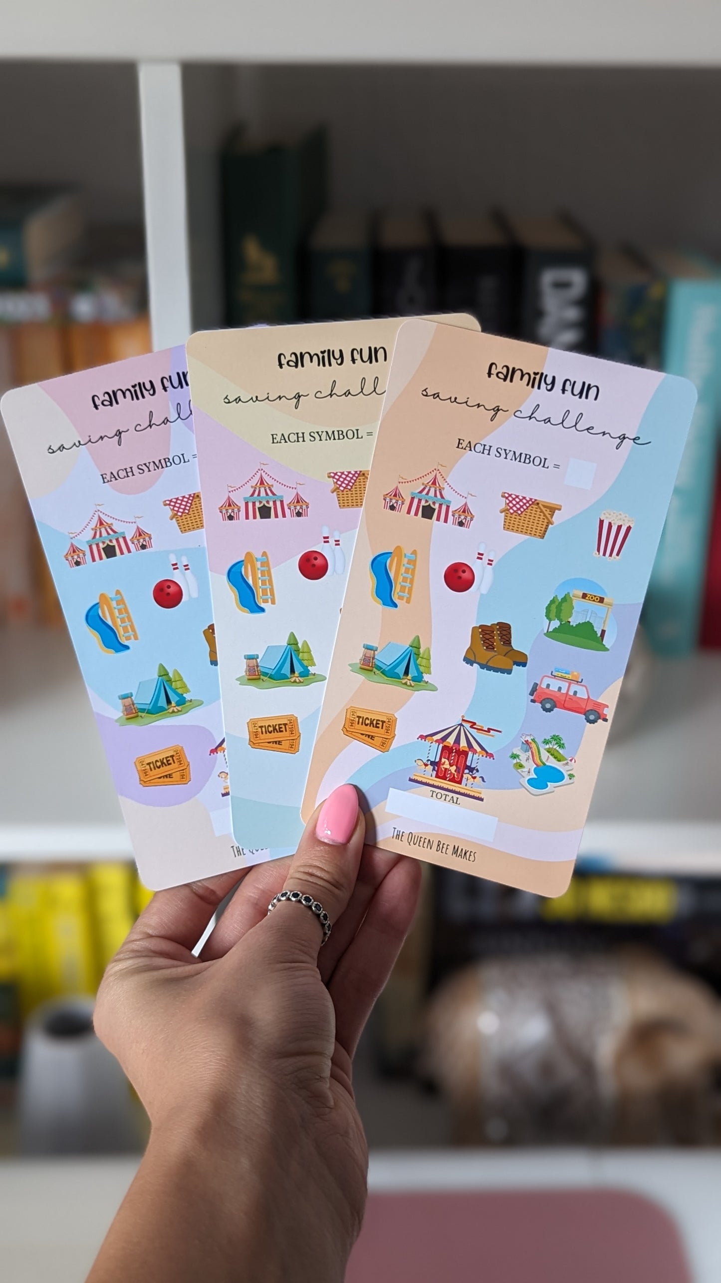 Family Fun Saving Challenge/ Money Saving Tracker