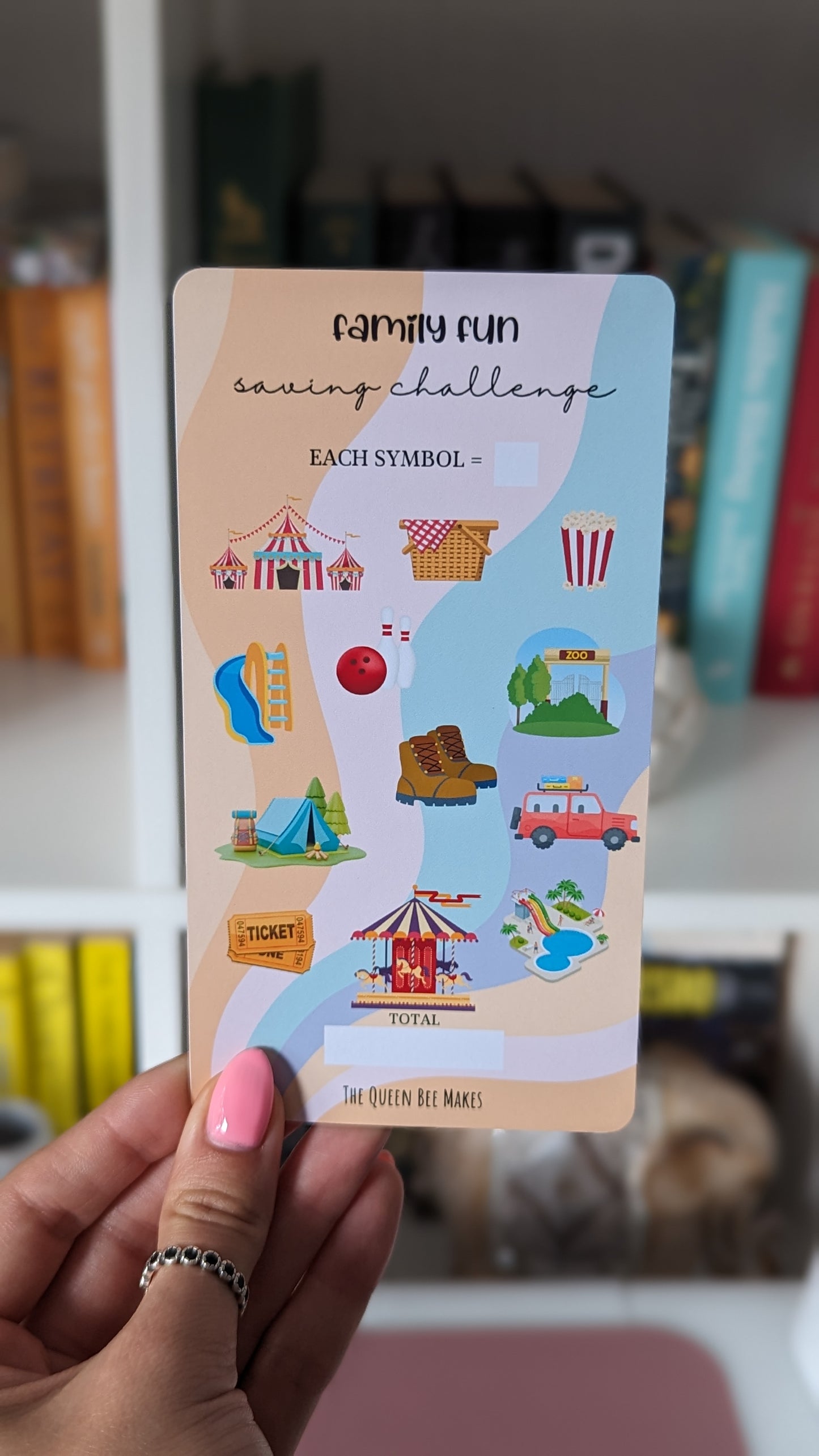 Family Fun Saving Challenge/ Money Saving Tracker