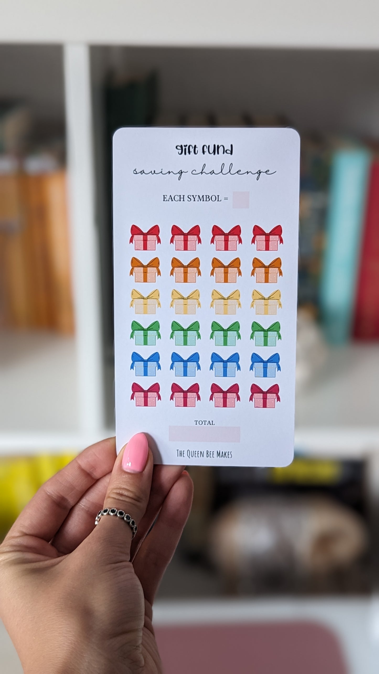 Gift Fund Saving Challenge/ Money Saving Tracker