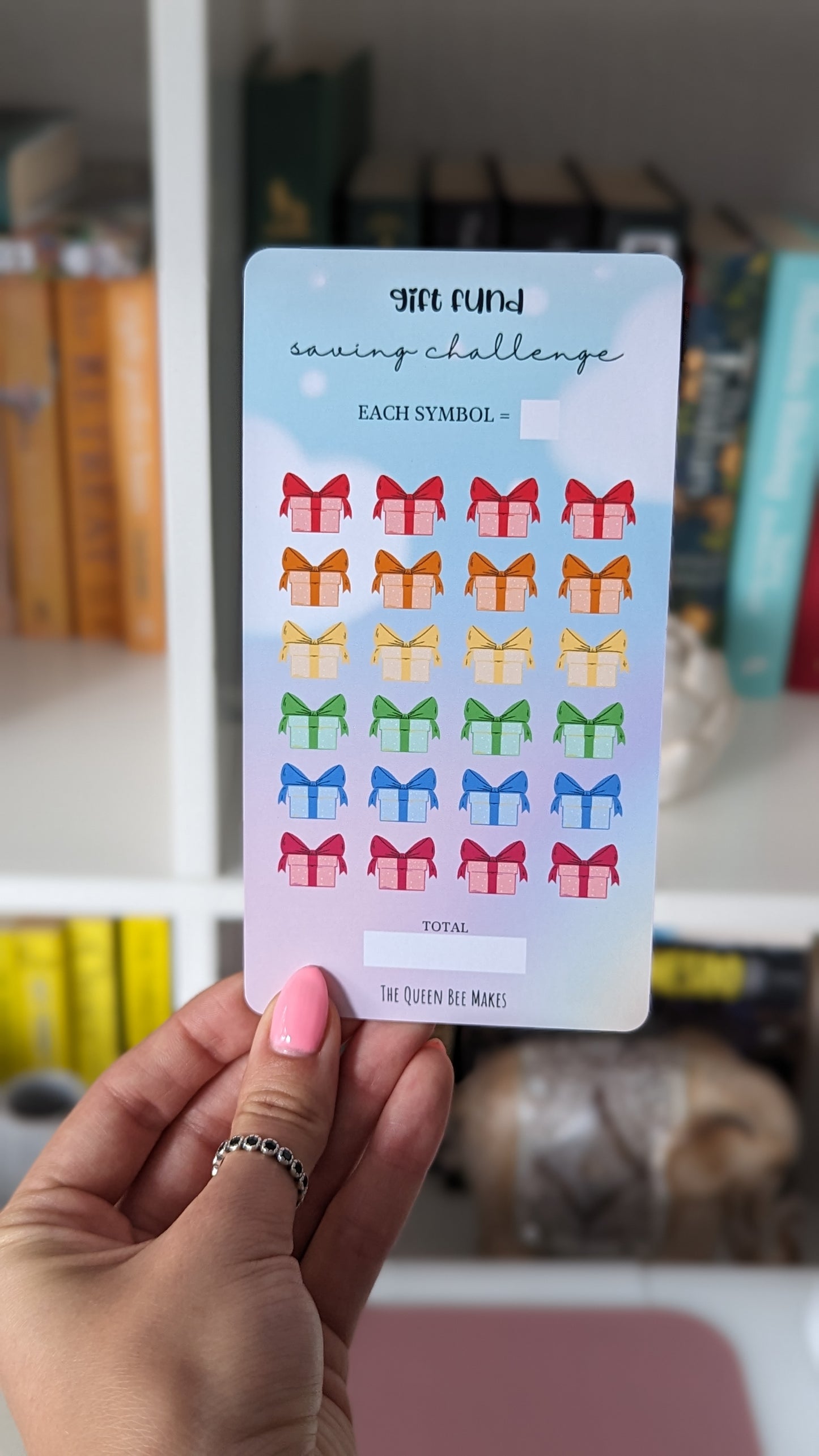 Gift Fund Saving Challenge/ Money Saving Tracker