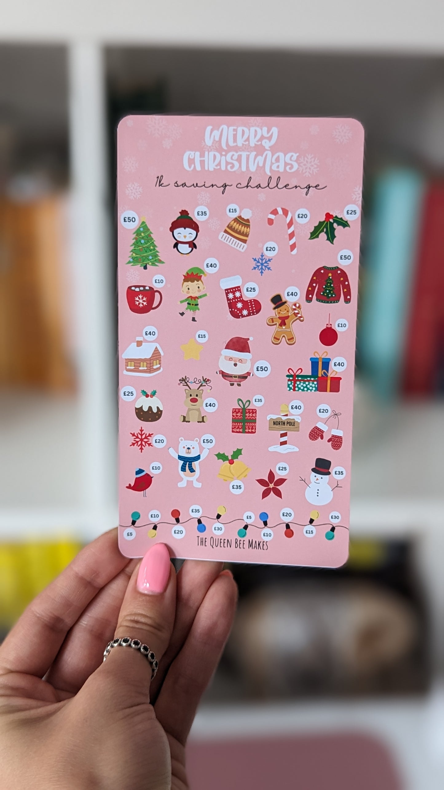 1k Christmas Fund Saving Challenge/ Money Saving Tracker
