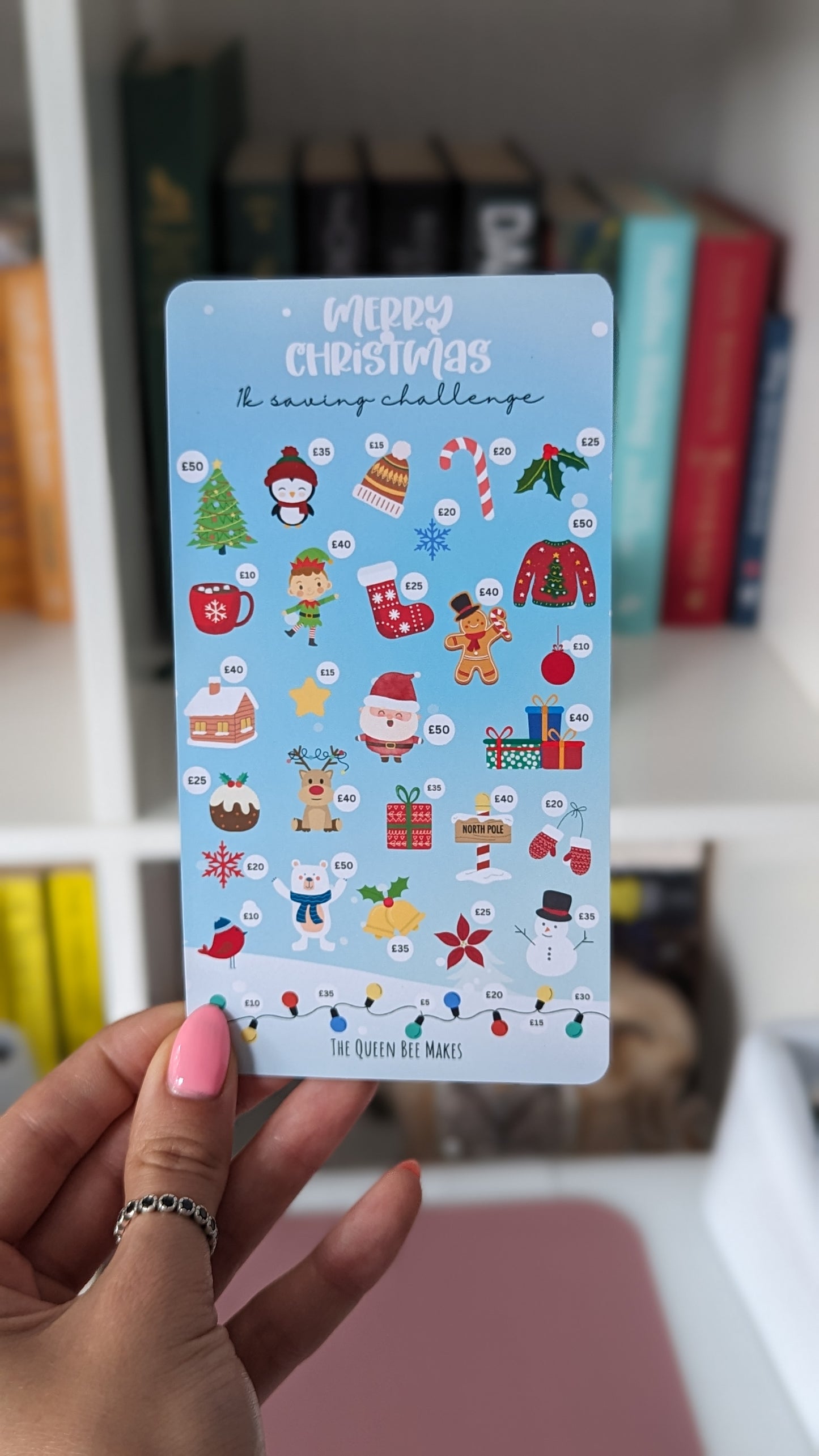 1k Christmas Fund Saving Challenge/ Money Saving Tracker