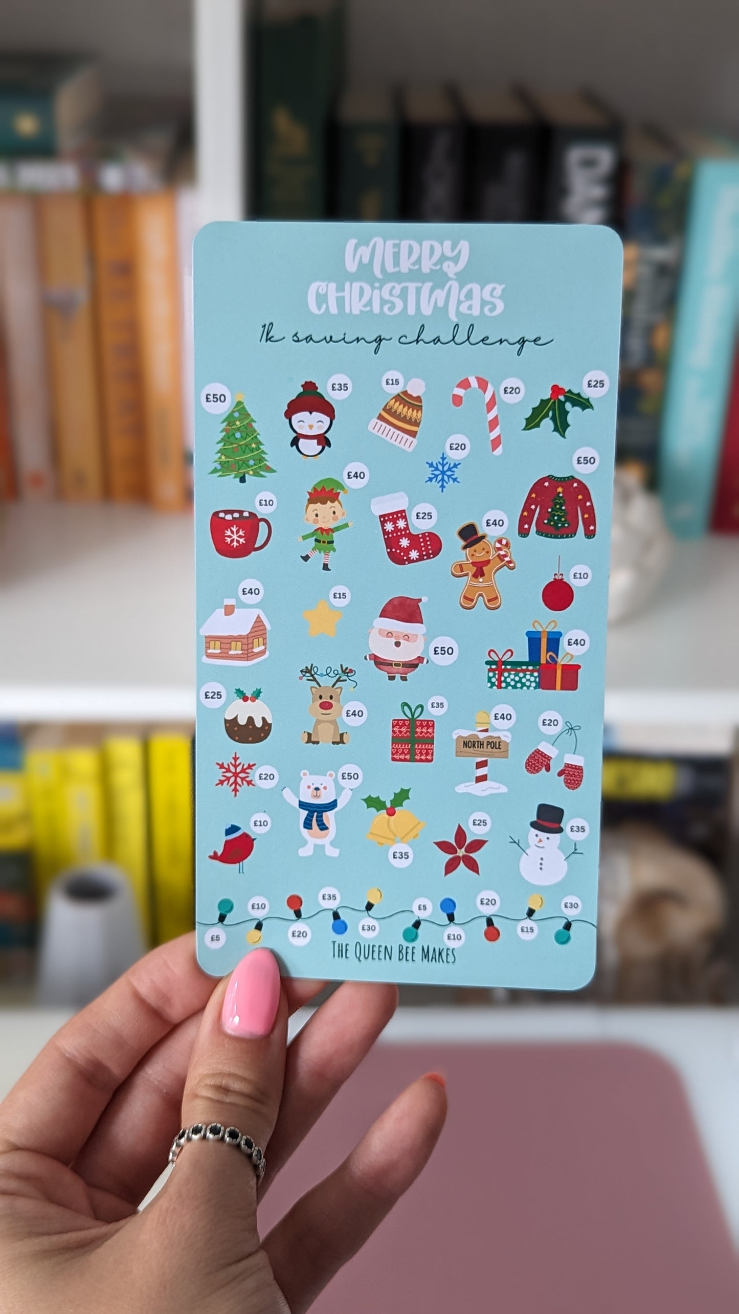 1k Christmas Fund Saving Challenge/ Money Saving Tracker