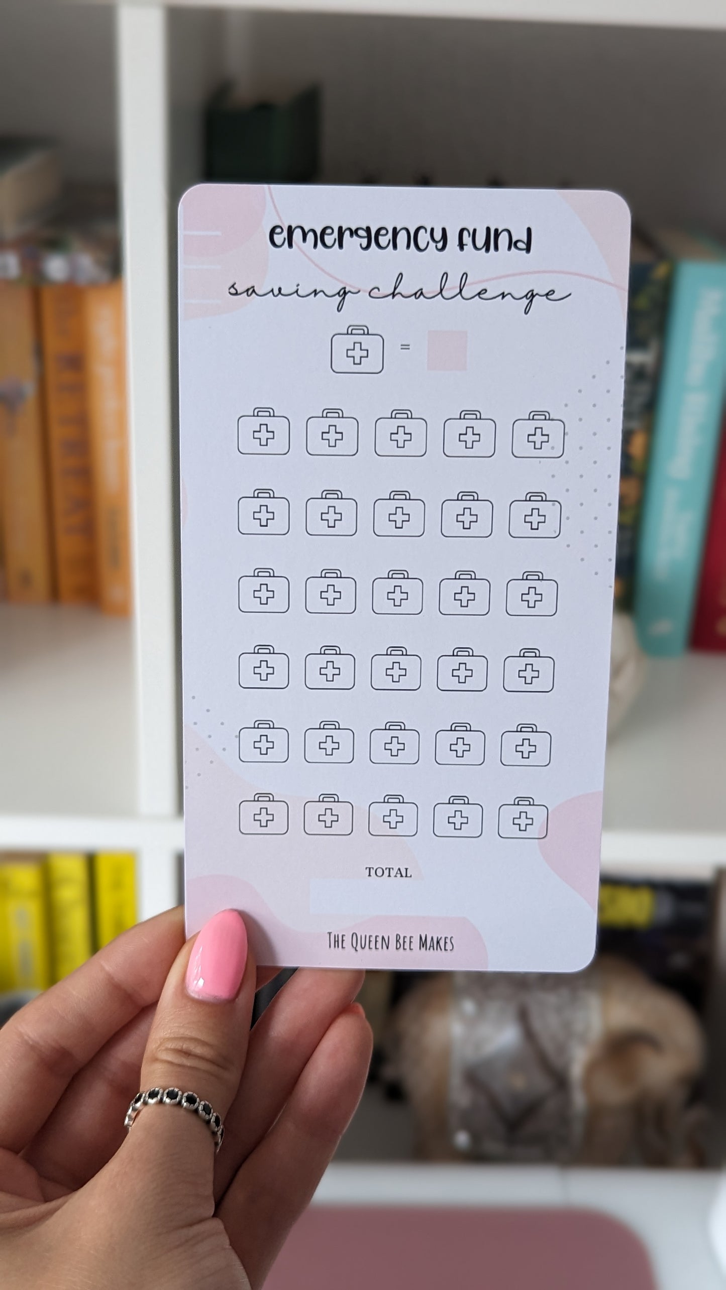 Emergency Fund Saving Challenge / Money Saving Tracker