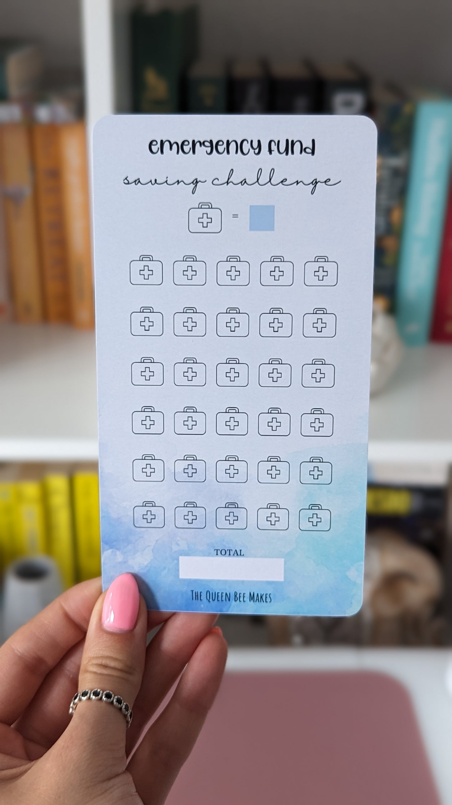 Emergency Fund Saving Challenge / Money Saving Tracker