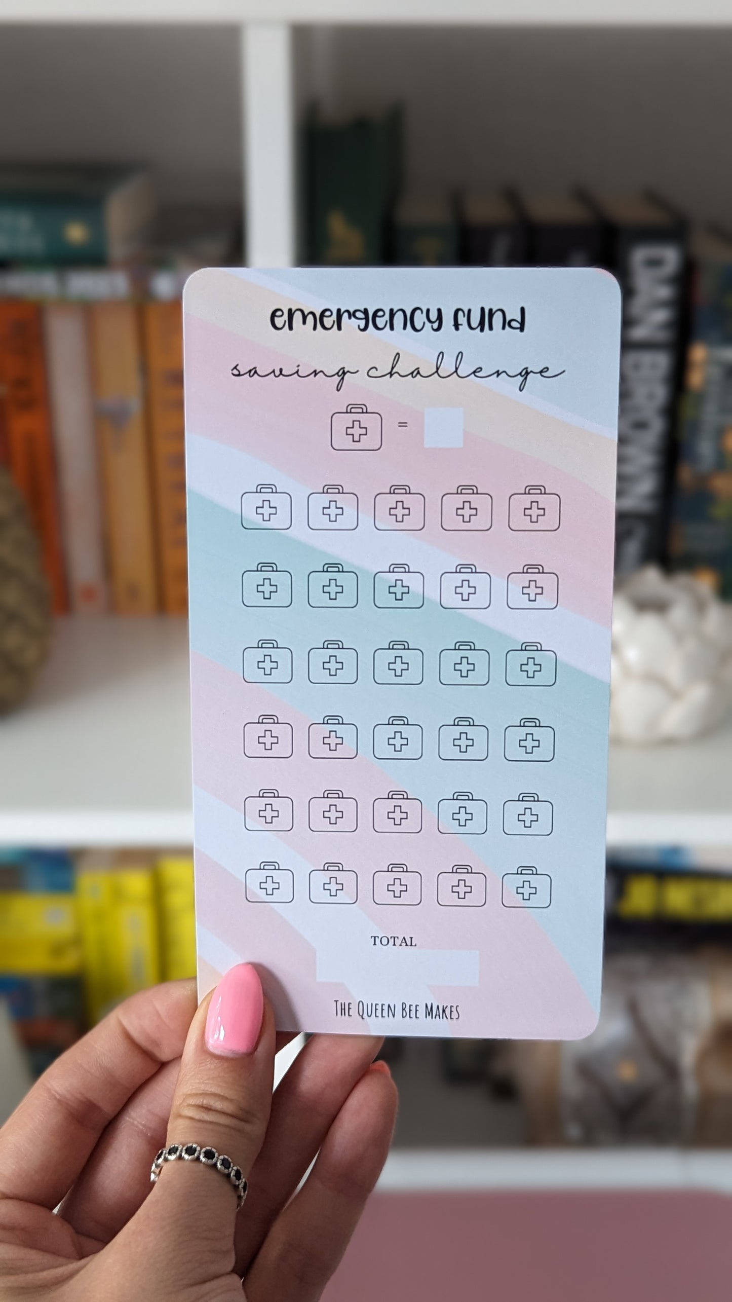 Emergency Fund Saving Challenge / Money Saving Tracker