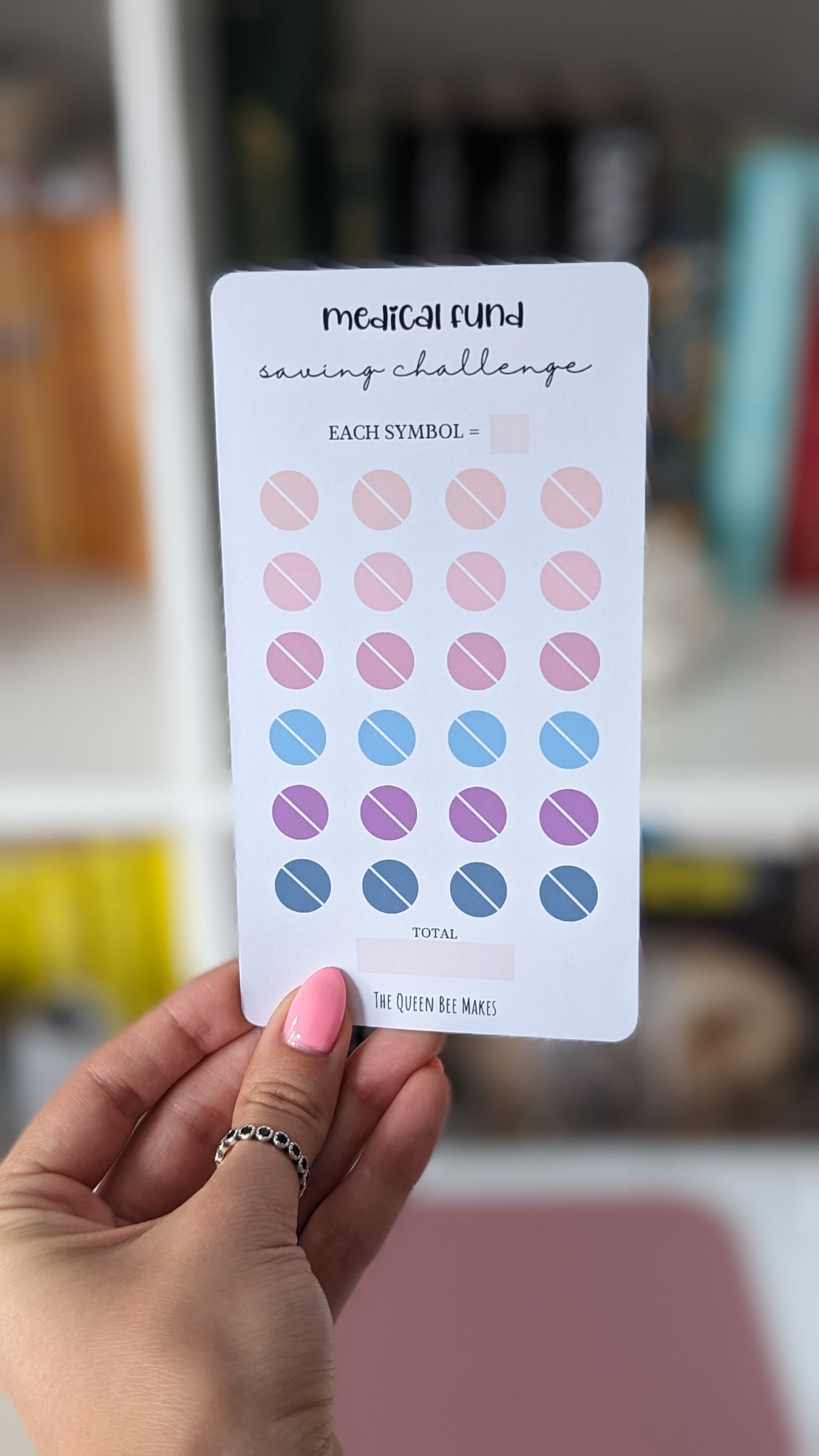 Medical Fund Saving Challenge / Money Saving Tracker