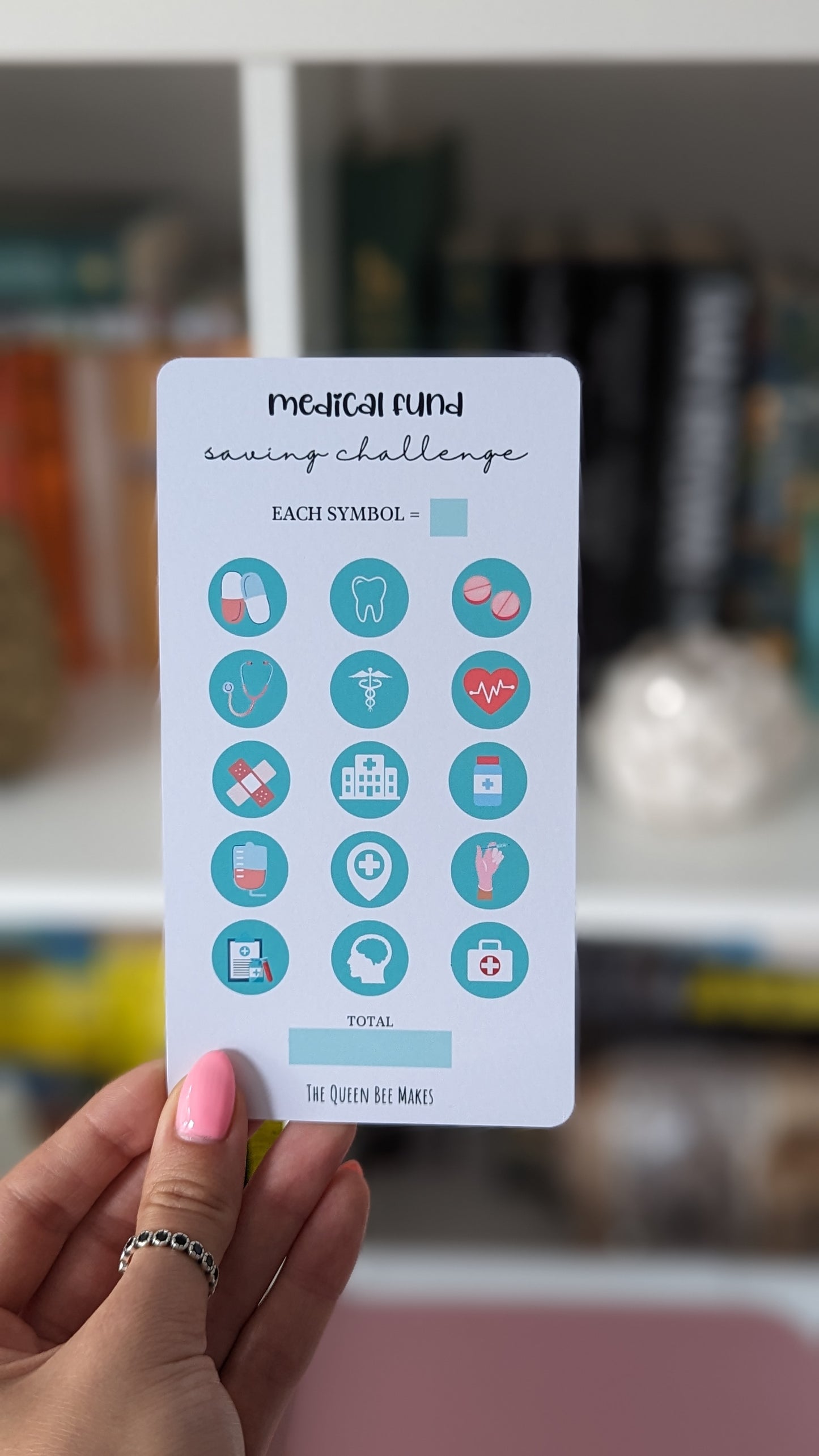Medical Fund Saving Challenge / Money Saving Tracker