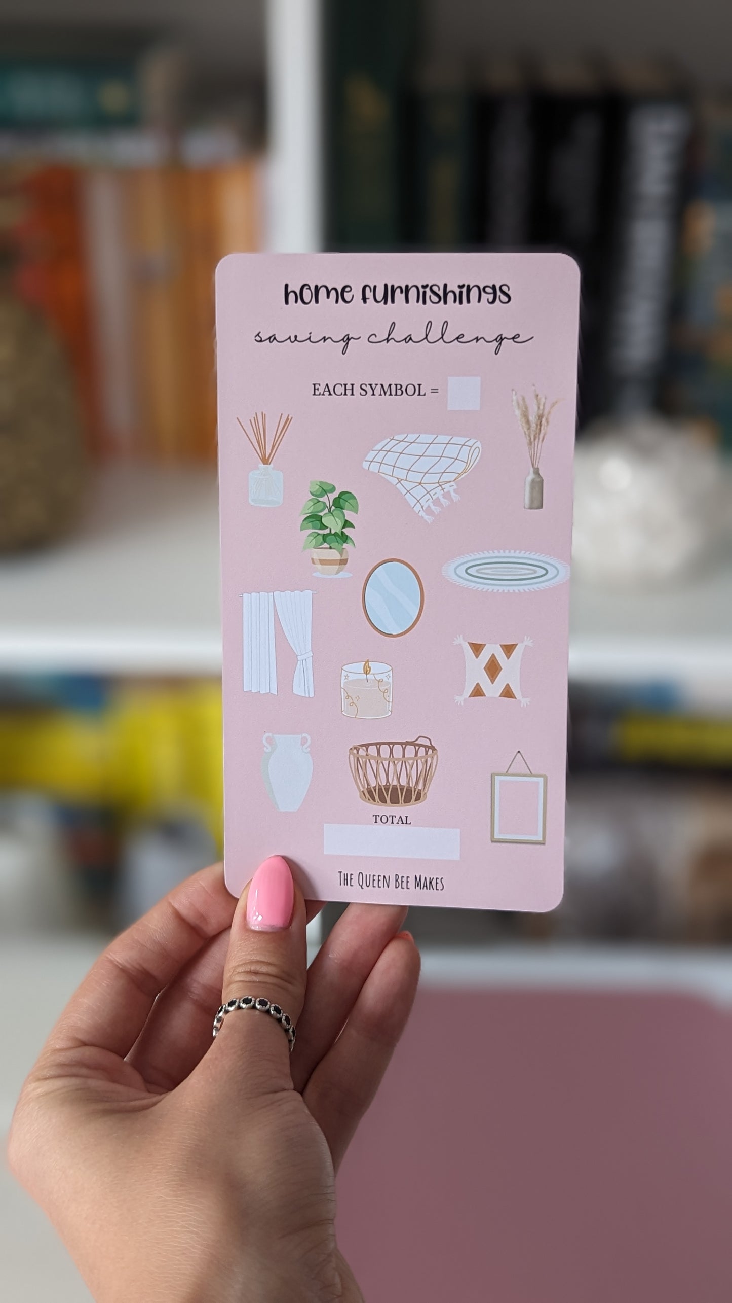 Home Furnishings Saving Challenge / Money Saving Tracker