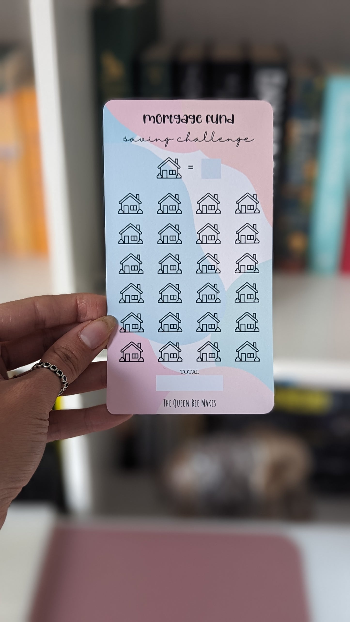 Mortgage Fund Saving Challenge / Money Saving Tracker