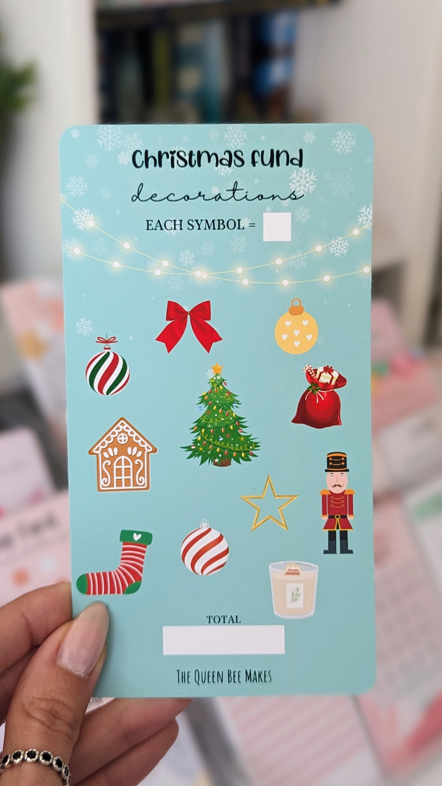 Christmas Fund - Decorations / Money Saving Tracker