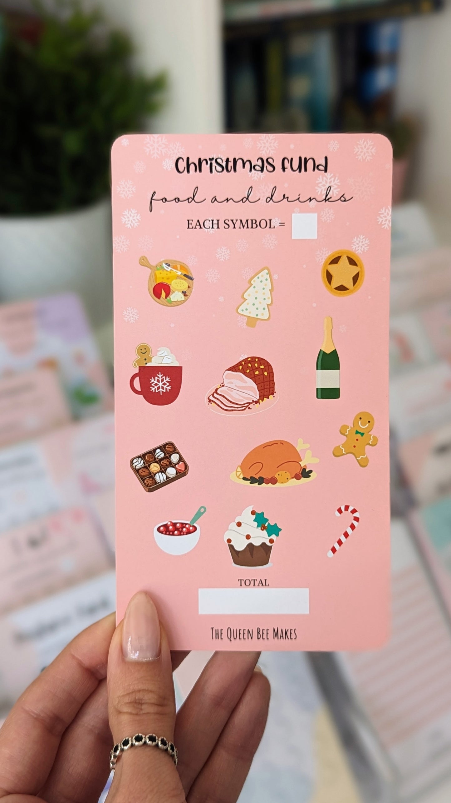 Christmas Fund - Food and Drinks / Money Saving Tracker