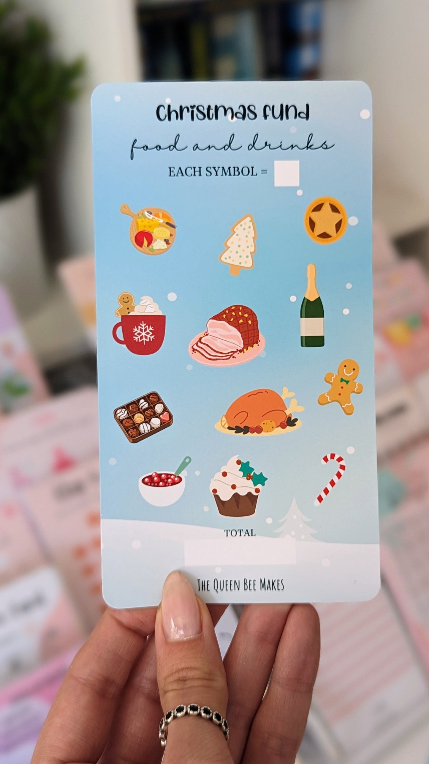 Christmas Fund - Food and Drinks / Money Saving Tracker