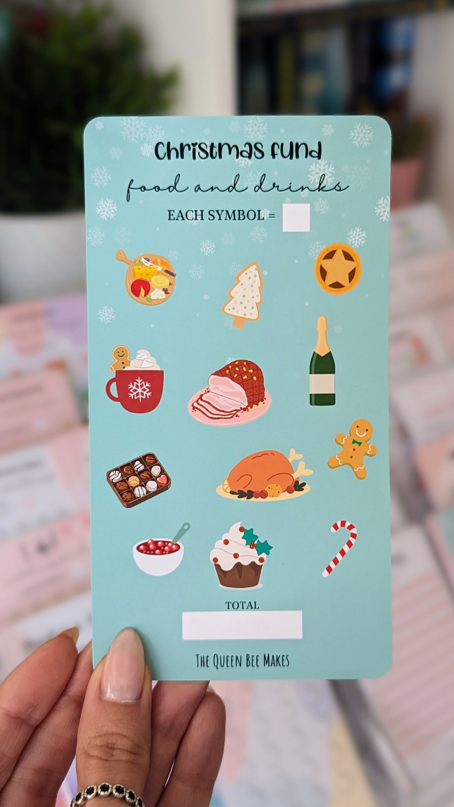 Christmas Fund - Food and Drinks / Money Saving Tracker