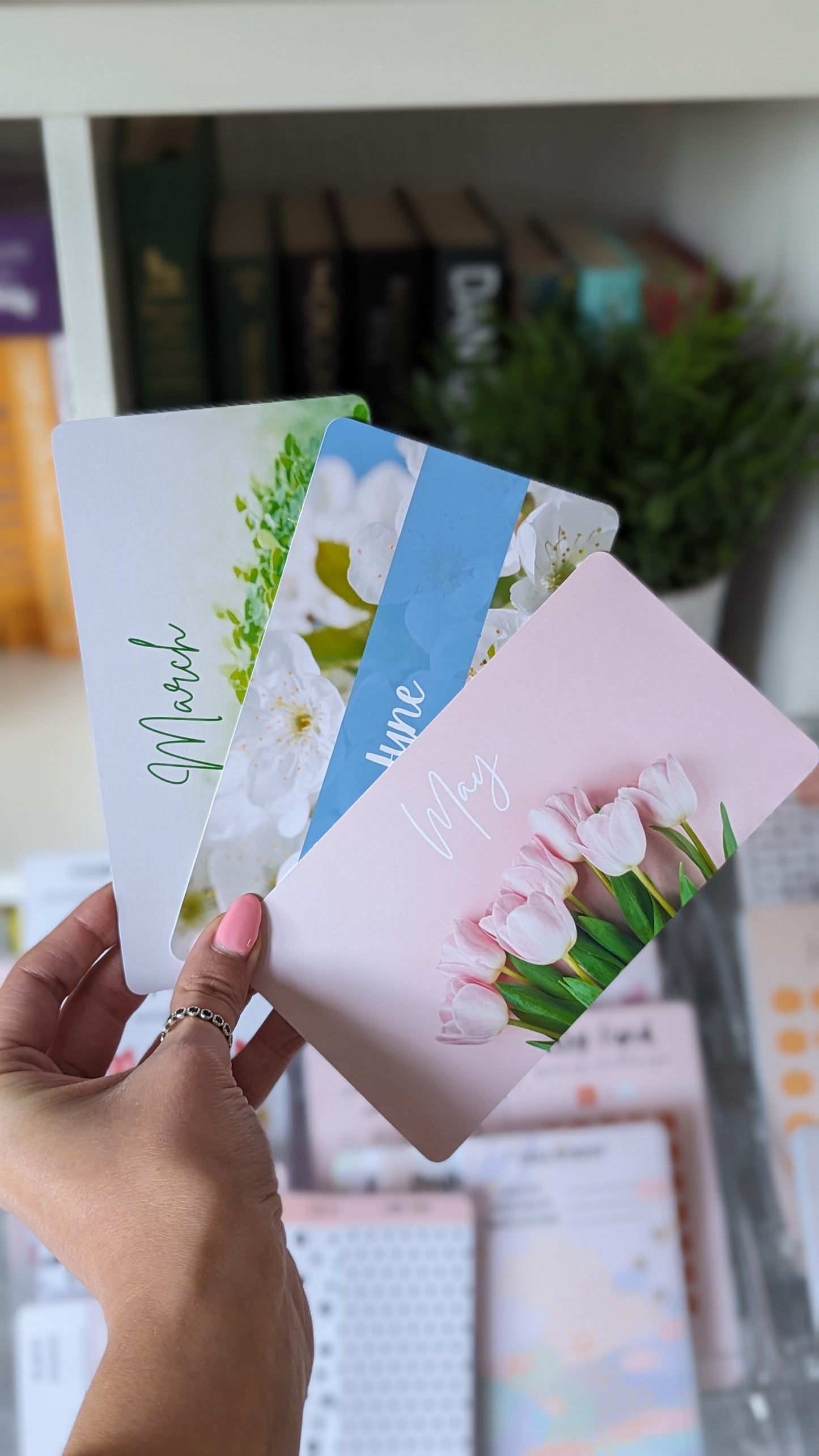 A6 Insert for Binder/ Front Page for Budget Wallets/ Floral Collection